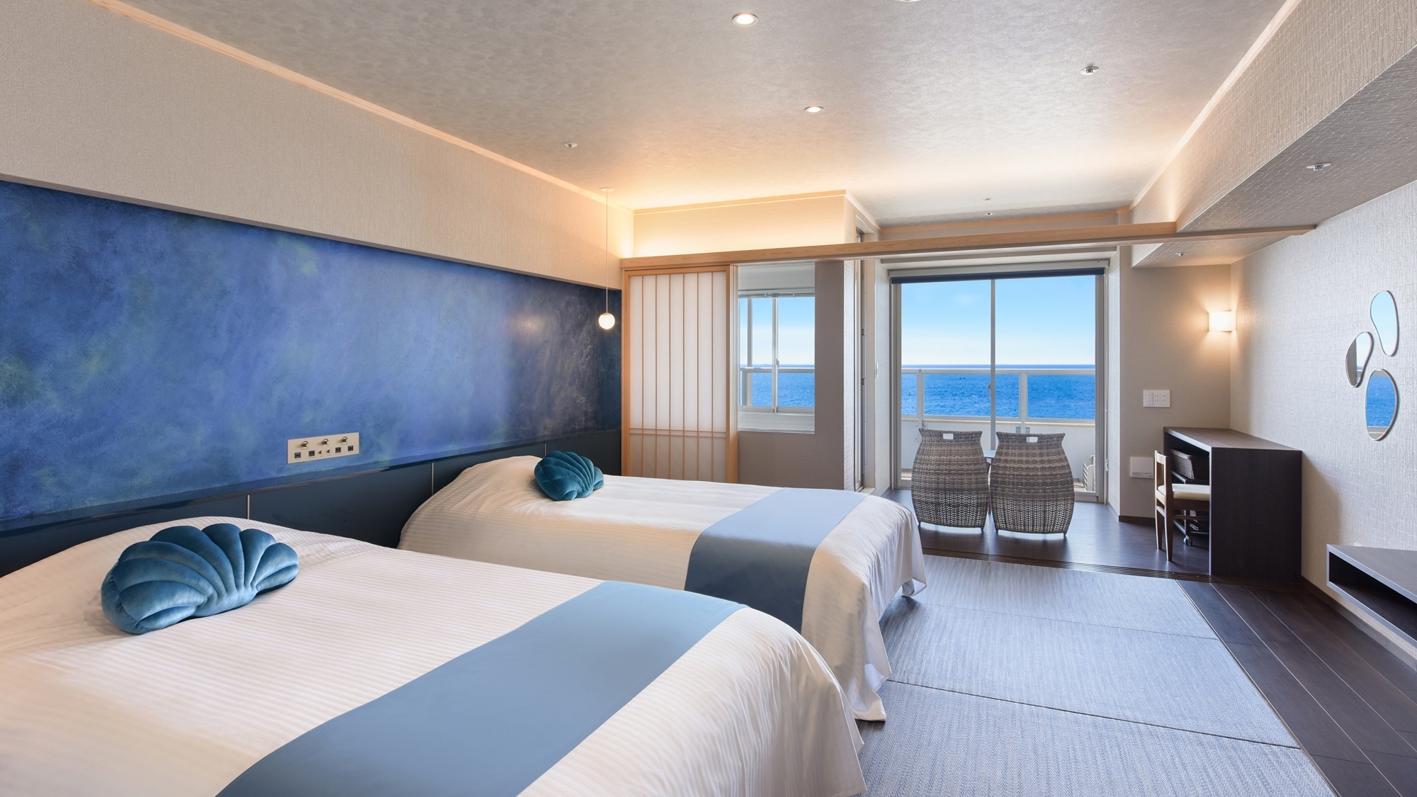 *[Nami no Aya Premium Room with Sea View Mirabus] OPEN on April 12! Adopt Mirabus Mirable Zero.