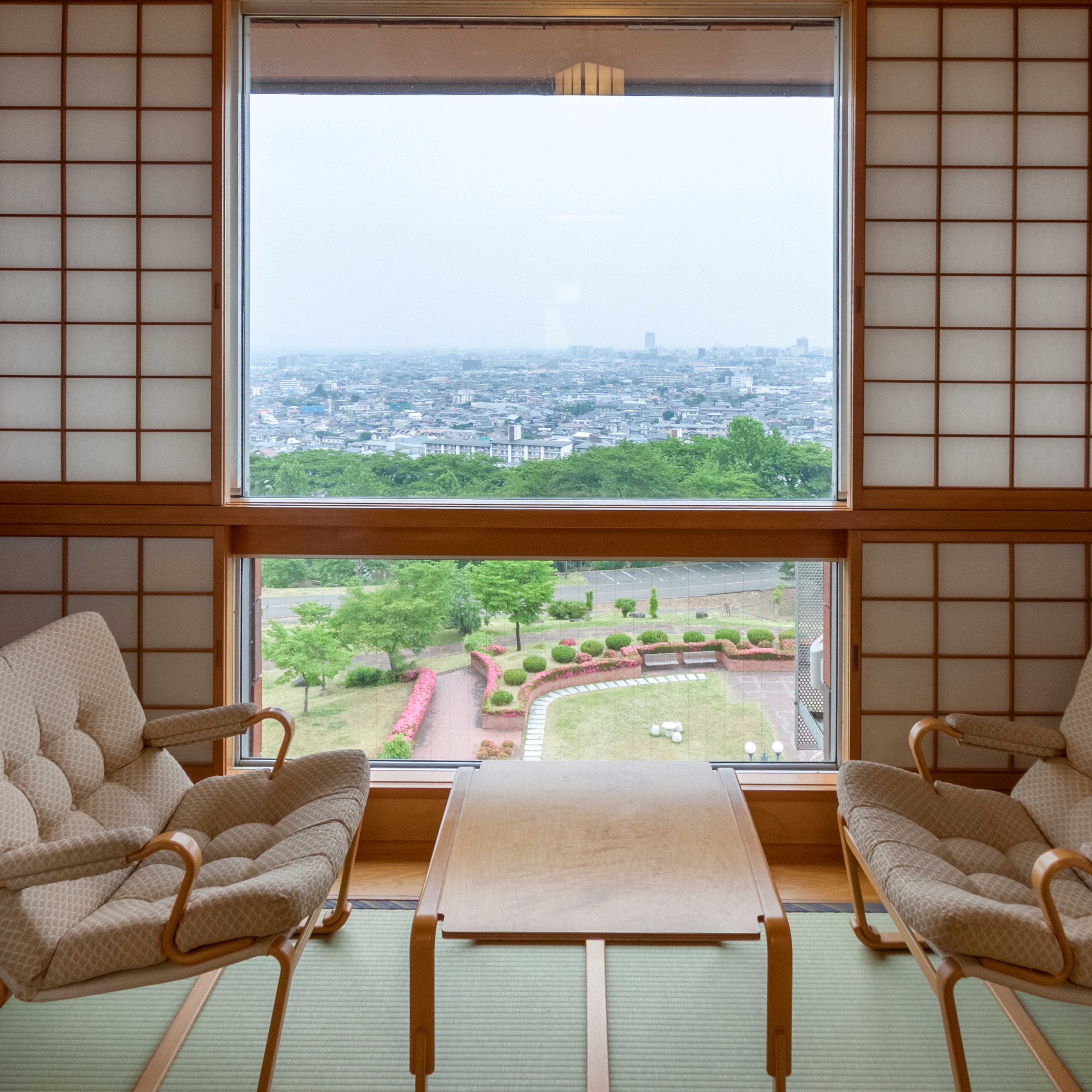 View from the room (city side type)