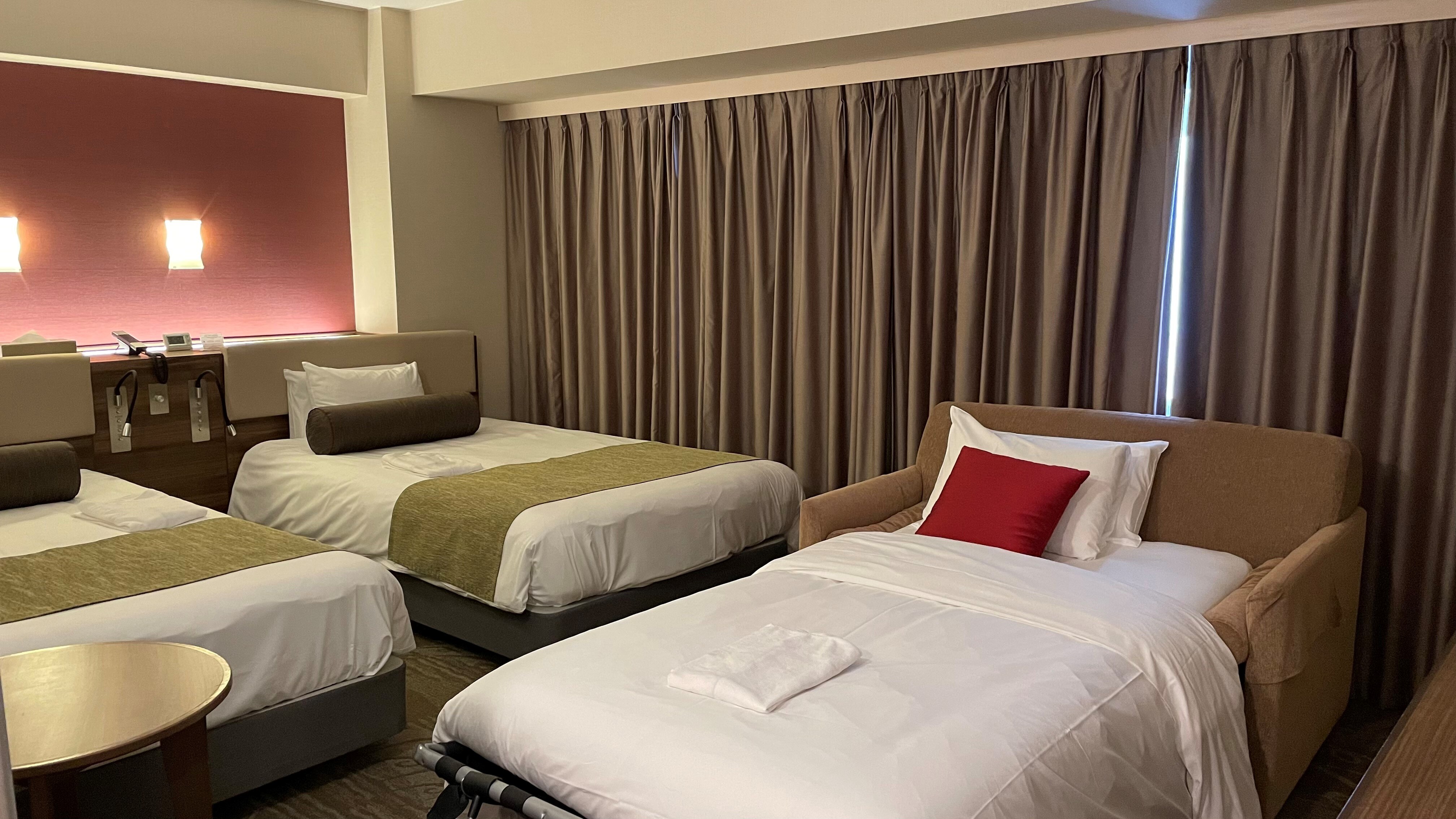 [EX豪华双床房] 1张沙发床可供3人使用