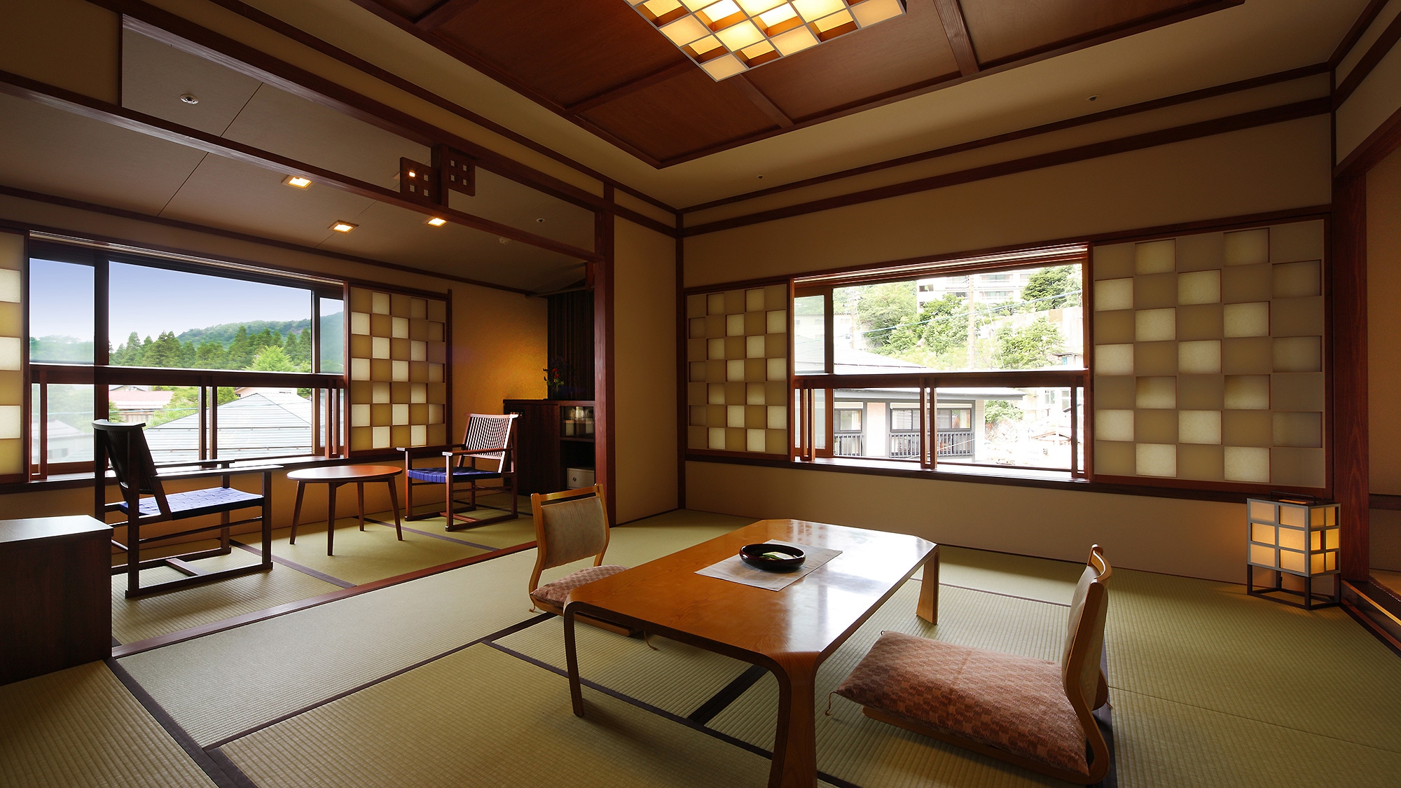 [Feel the warmth of wood] Modern Japanese-style room 10 tatami mats (non-smoking throughout)