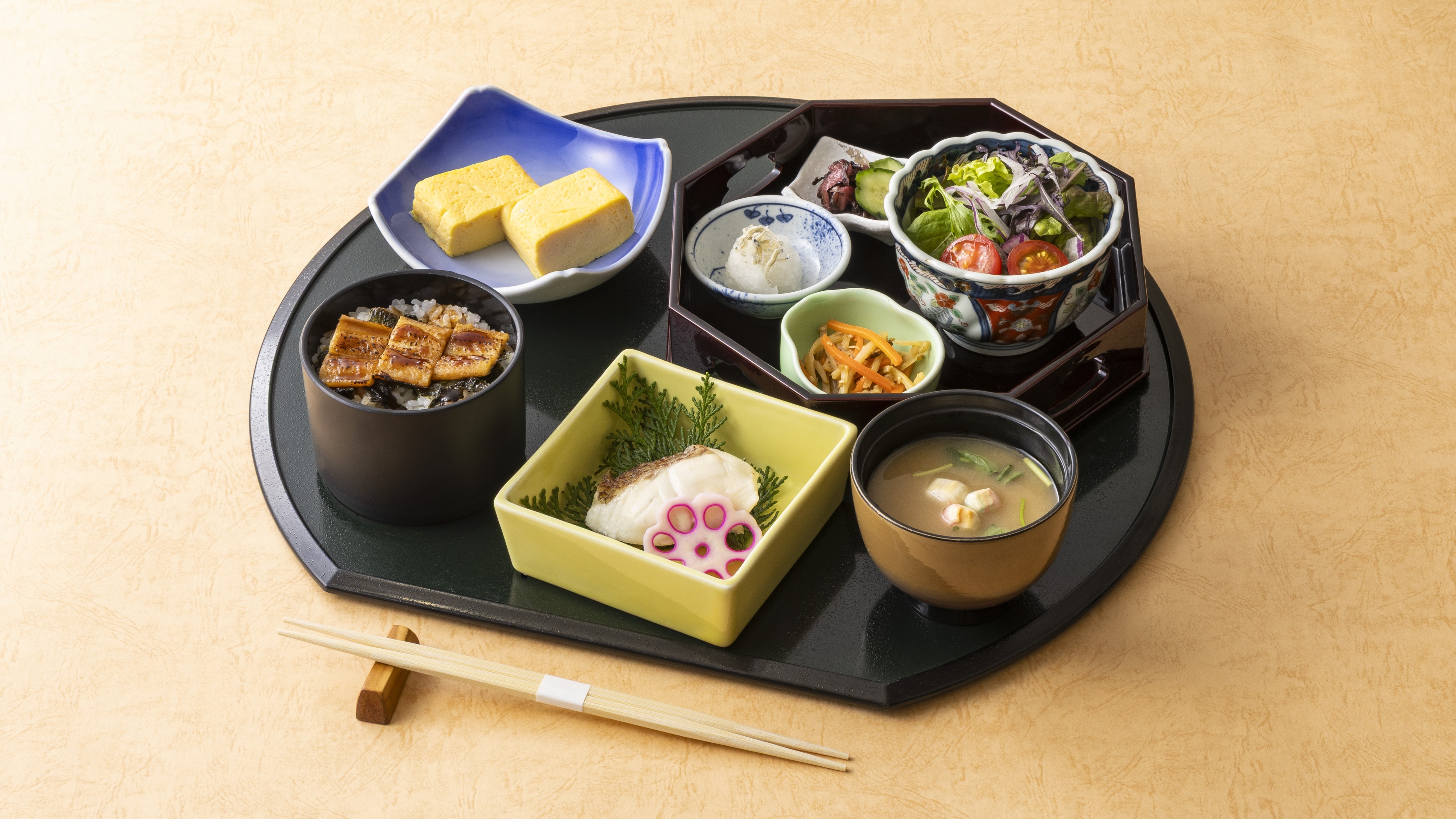 Breakfast: Japanese-style conger eel breakfast