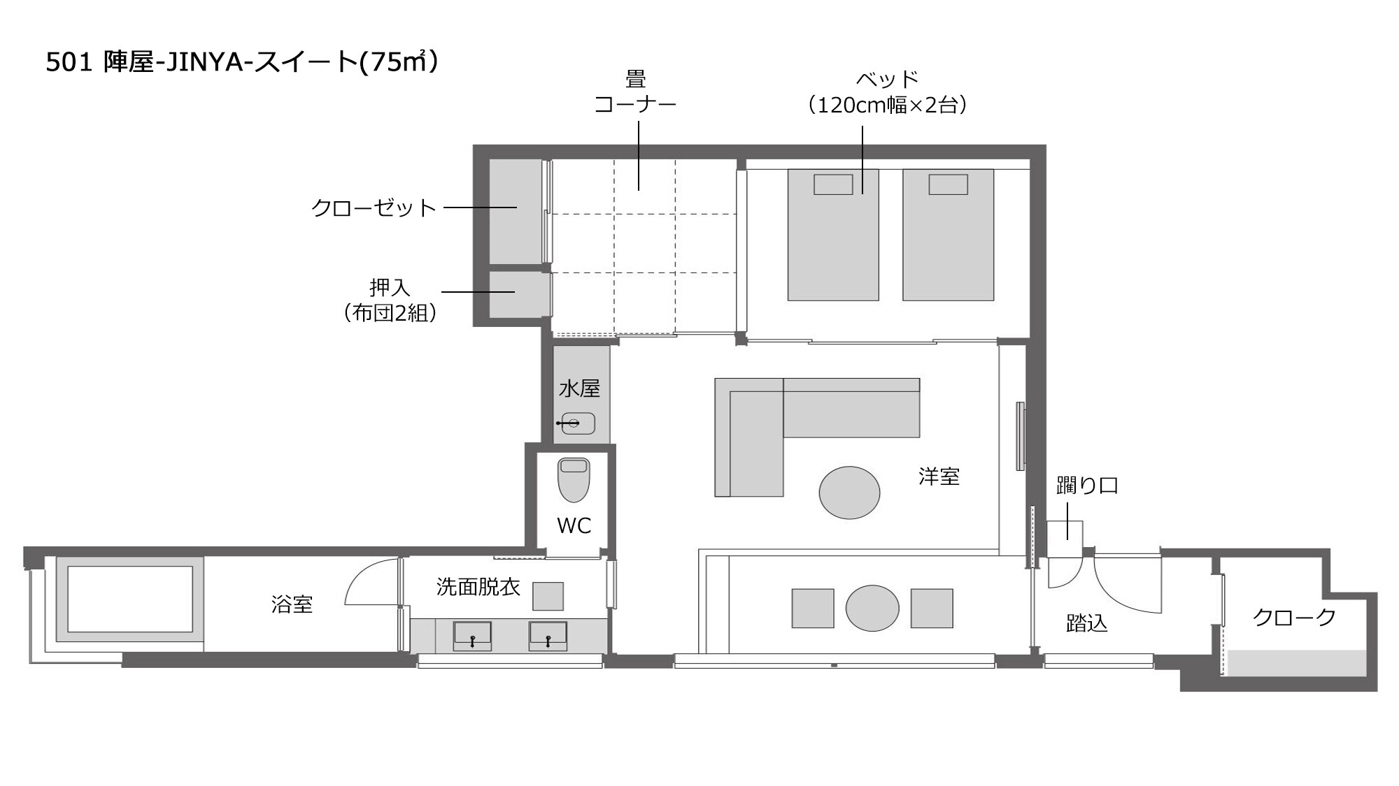 [501金雅] 樓層平面圖