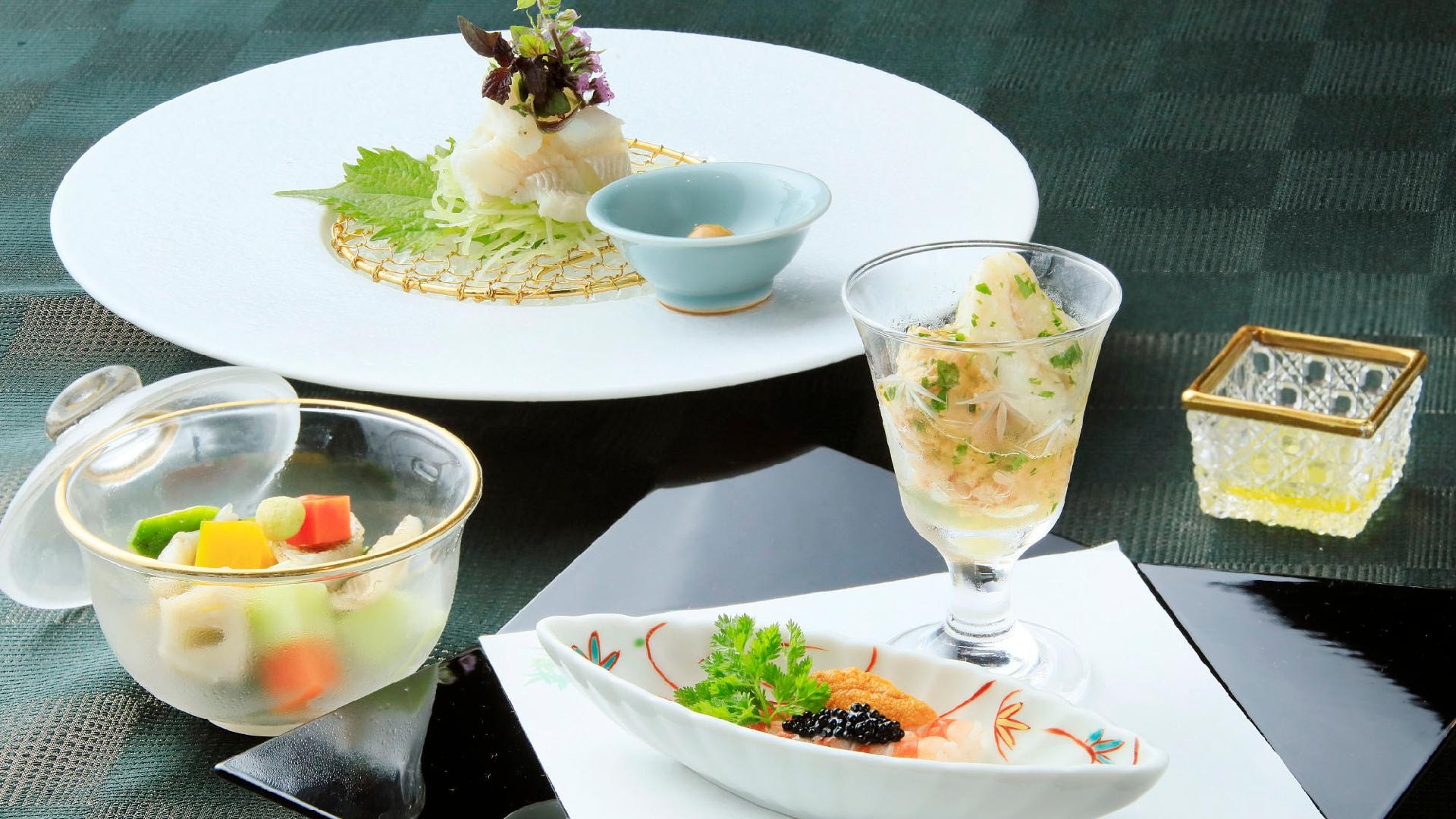 [Special Kaiseki] Colorful appetizers *Image for illustration purposes only