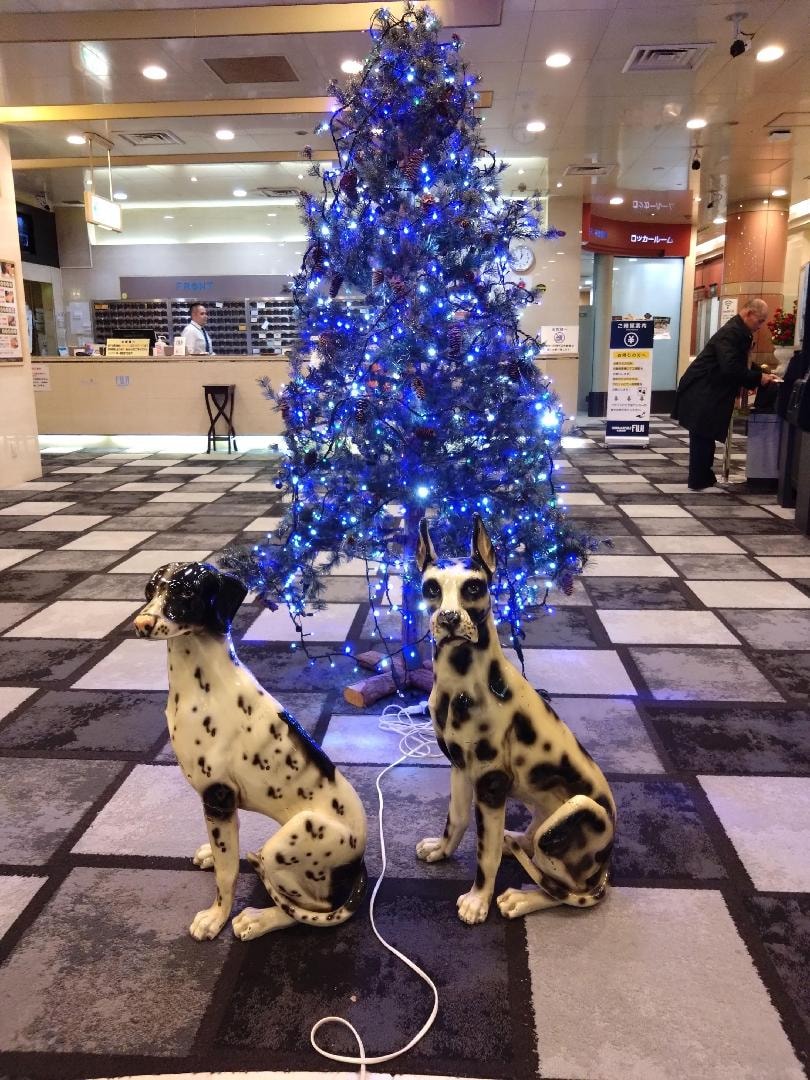 ロビー X'masの電飾JPG.JPG
