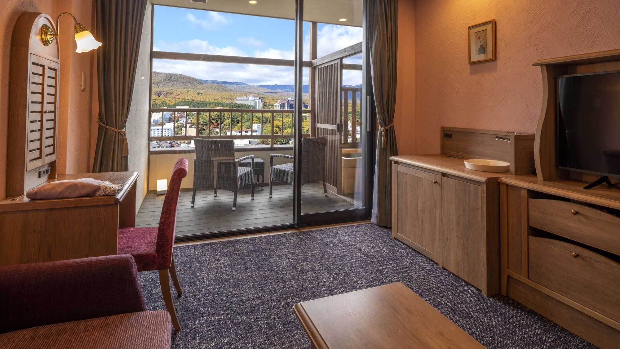 [Guest Room/Akazukin] Deluxe Twin Room with View