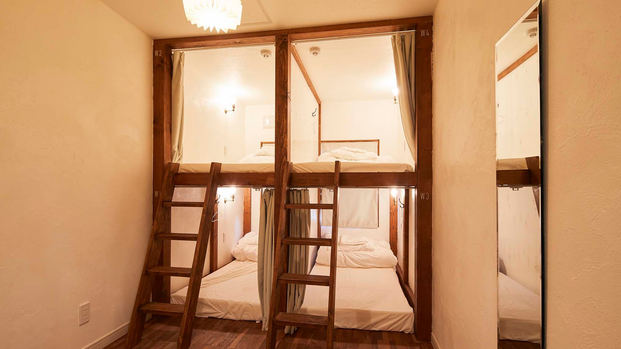 ・ [Women Only Dormitory] There is one room in 4 dormitories.