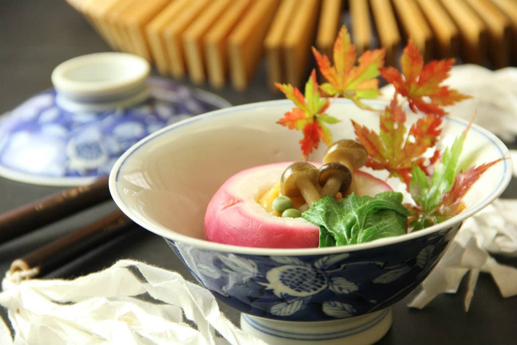 Steamed red turnip