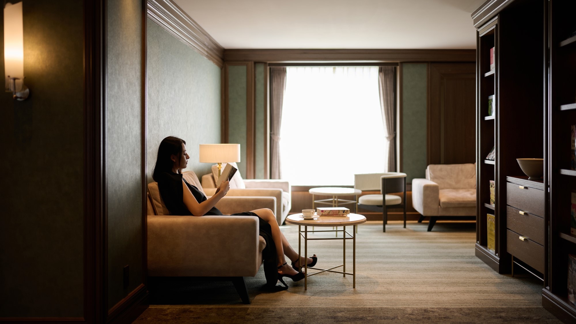 【6층 숙박자 전용 라운지】 느긋하게 보내십시오.