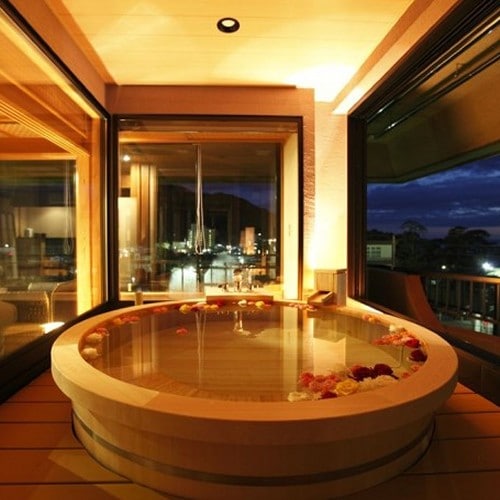[Guest room] Guest room with open-air bath "Fuji no Ma"