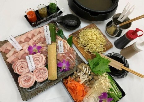 Shabu-shabu daging babi agu