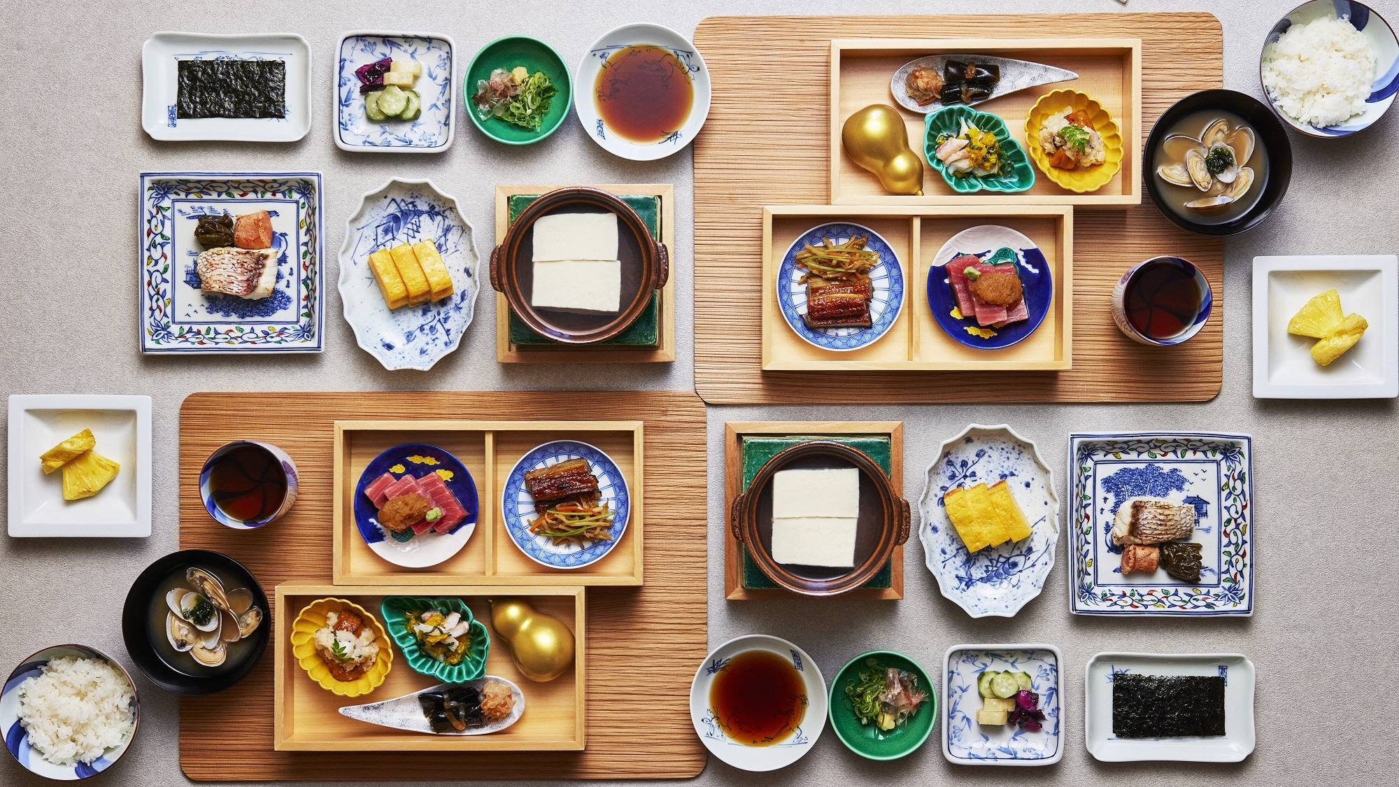 [Chef's special Japanese breakfast] Japanese breakfast that is gentle on the mind and body, making use of traditional Kyoto cuisine techniques *Example