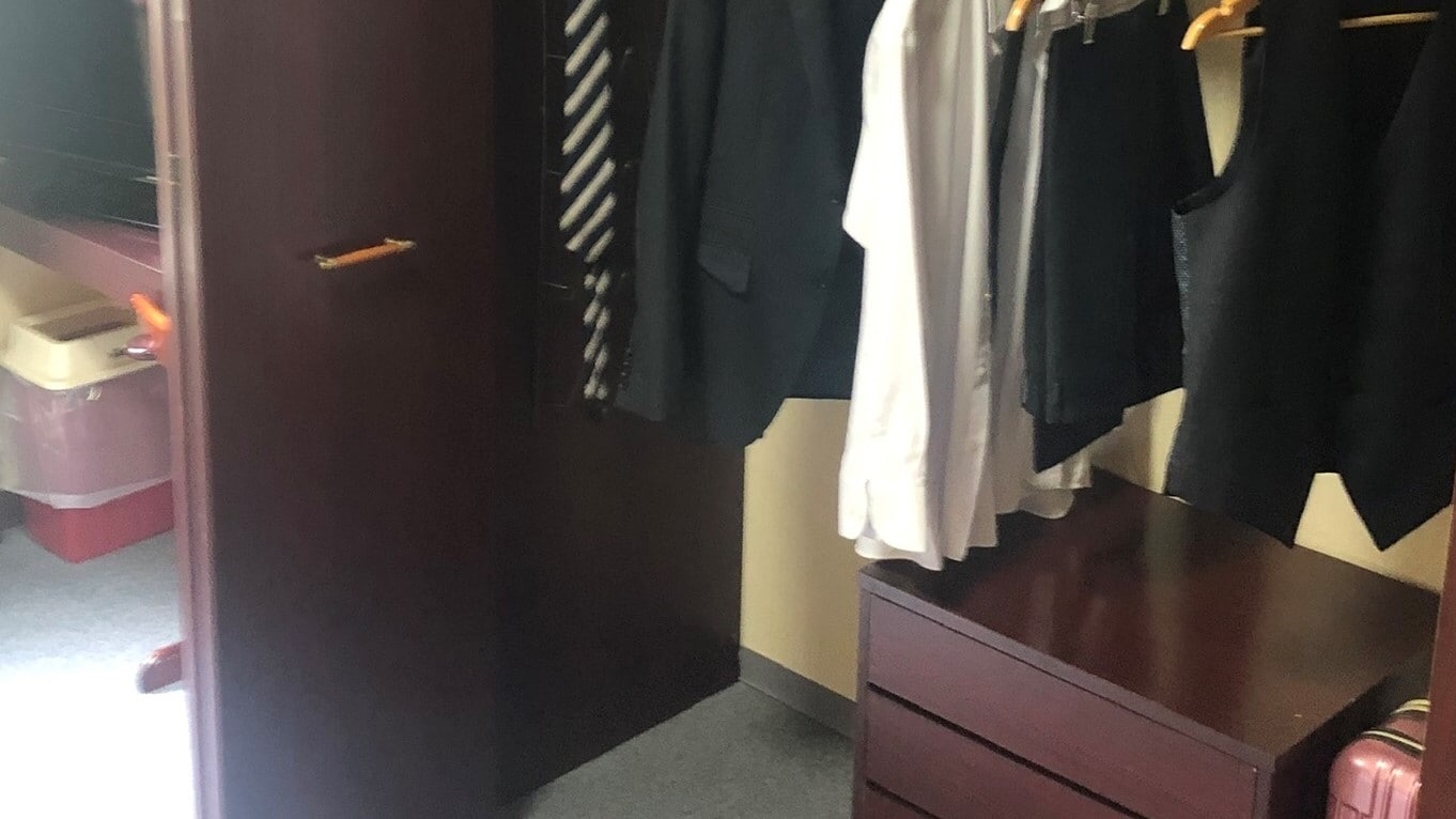 Spacious closet