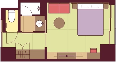 【房間】雙人房23平米~/淋浴間
