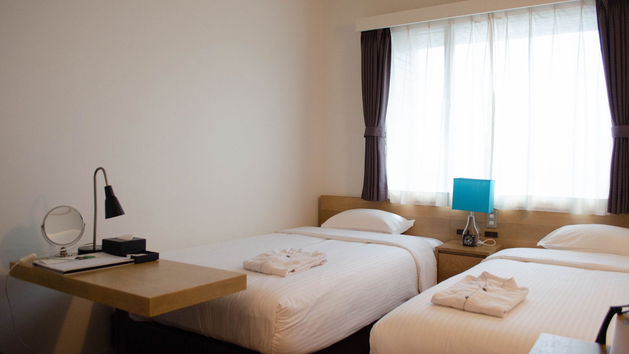 [Twin room] A modernly designed room of about 16 square meters. Recommended for couples and friends