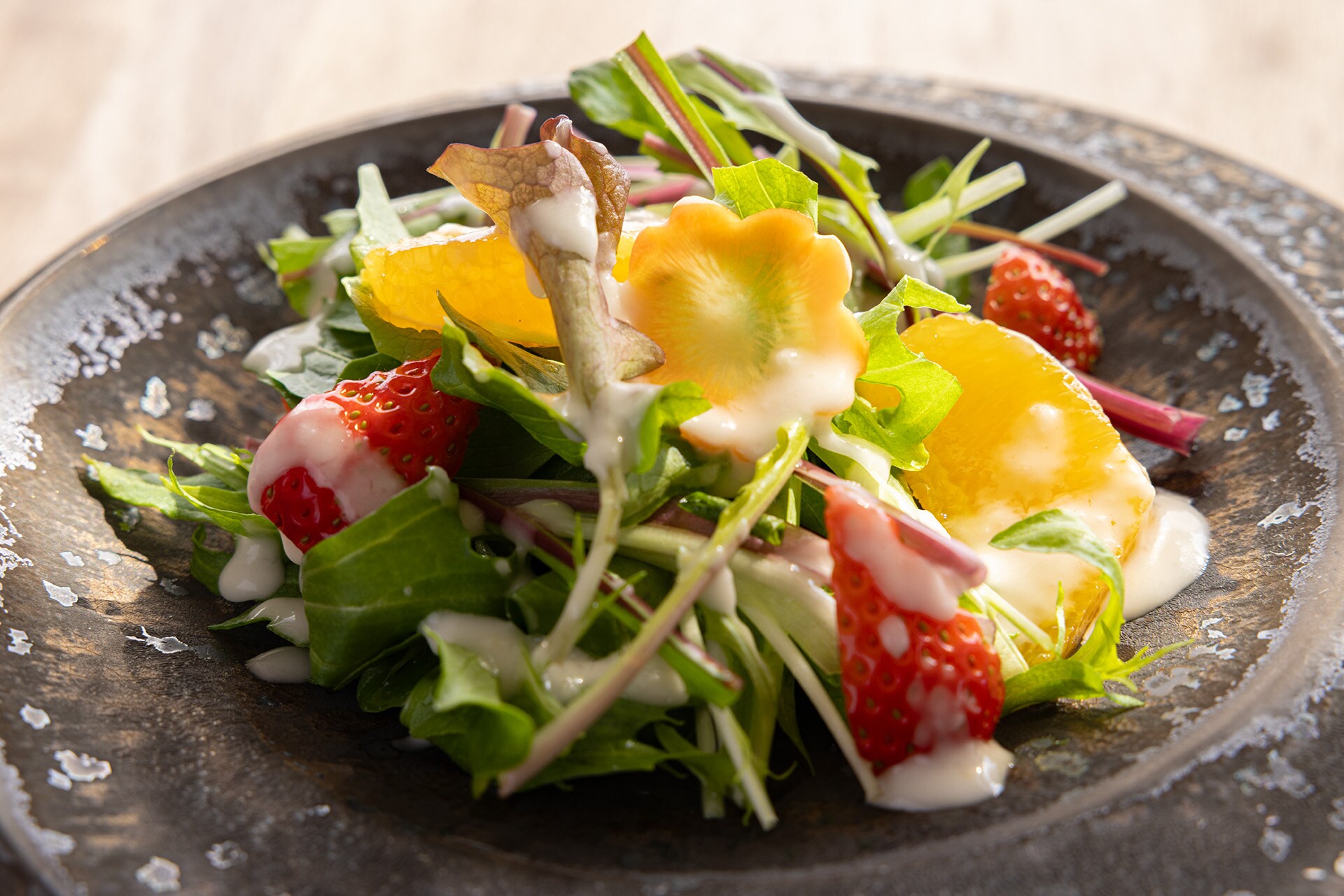 Gambar makan malam: Salad
