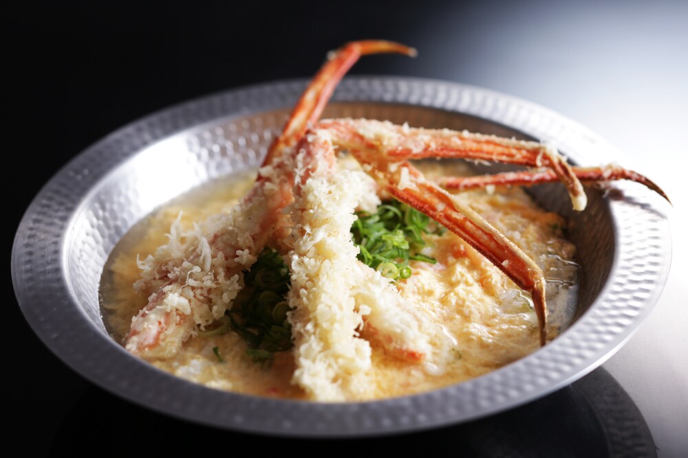 Crab tempura porridge (image)