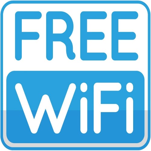 Wi-Fi is available throughout the building