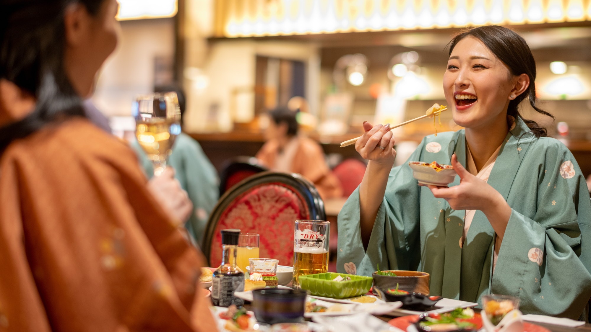 An example of a meal scene