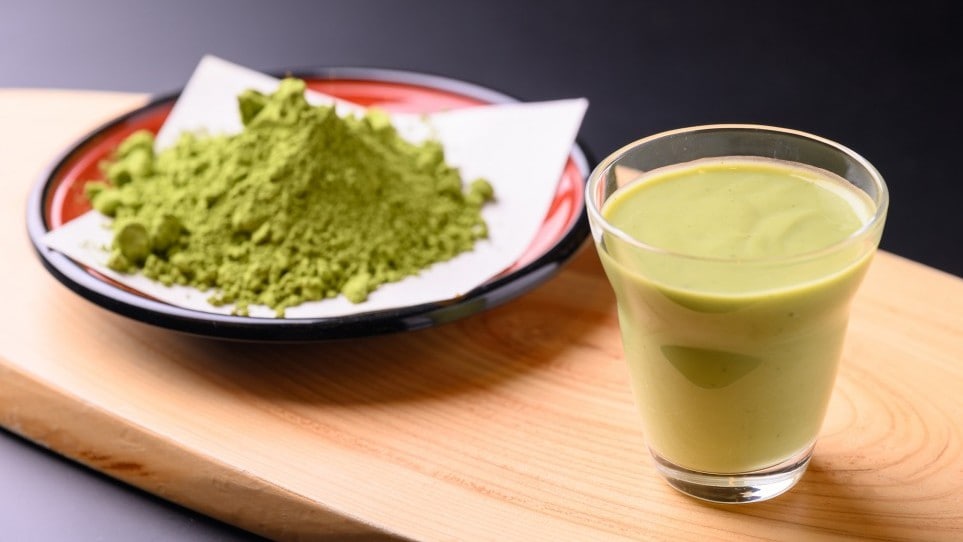 Local dish "Nishio tea pudding"