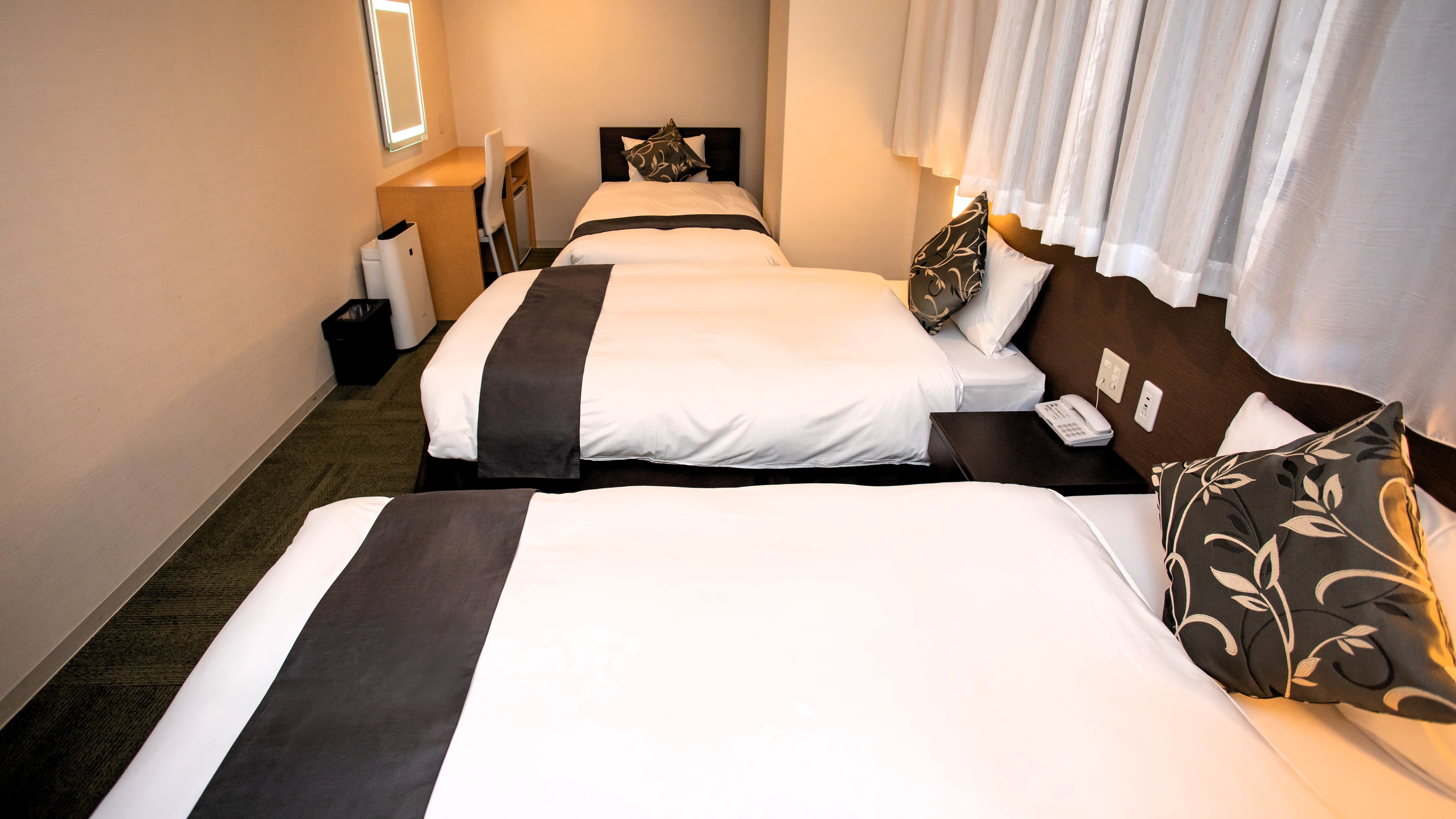 *Triple: A spacious room ideal for group or family trips.
