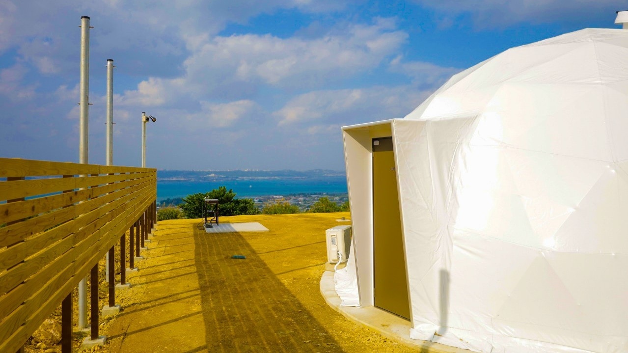 [Exterior] A glamping facility surrounded by wind, sea, and forest has opened in Nanjo City, Okinawa!