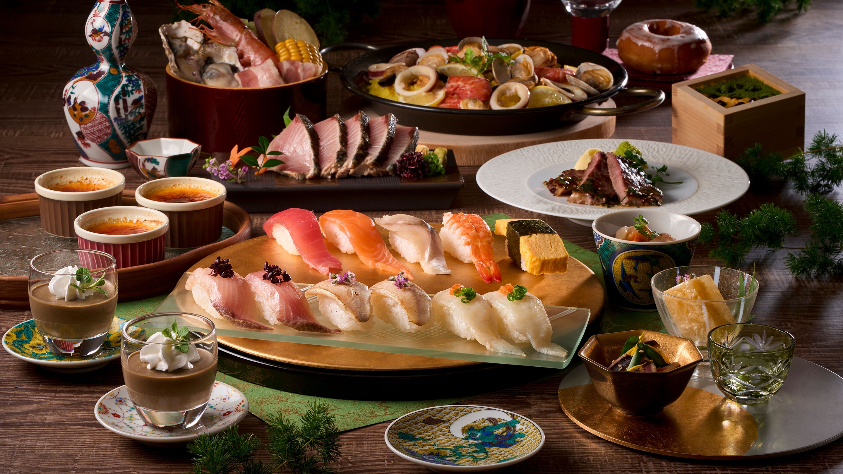 Creative gourmet buffet *Image for illustration purposes