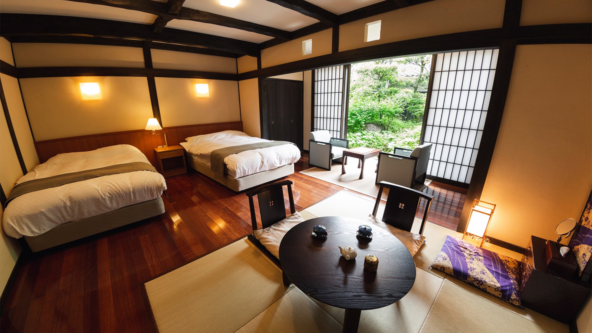 [Yamacha-tei / Ivy] Satu-satunya tipe kamar bergaya Jepang-Barat yang bebas hambatan di Yamacha-tei.