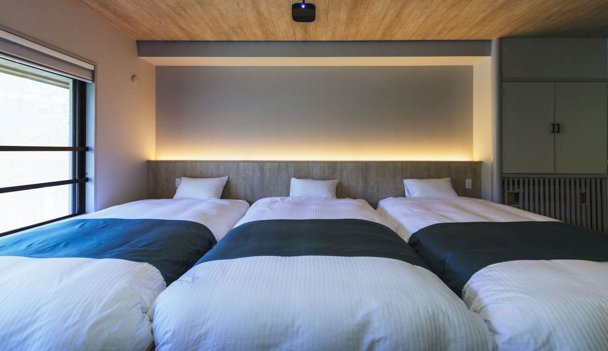[Example of Superior Modern Room] Renovated in 2022. SOBO Triple Type. Room with projector.