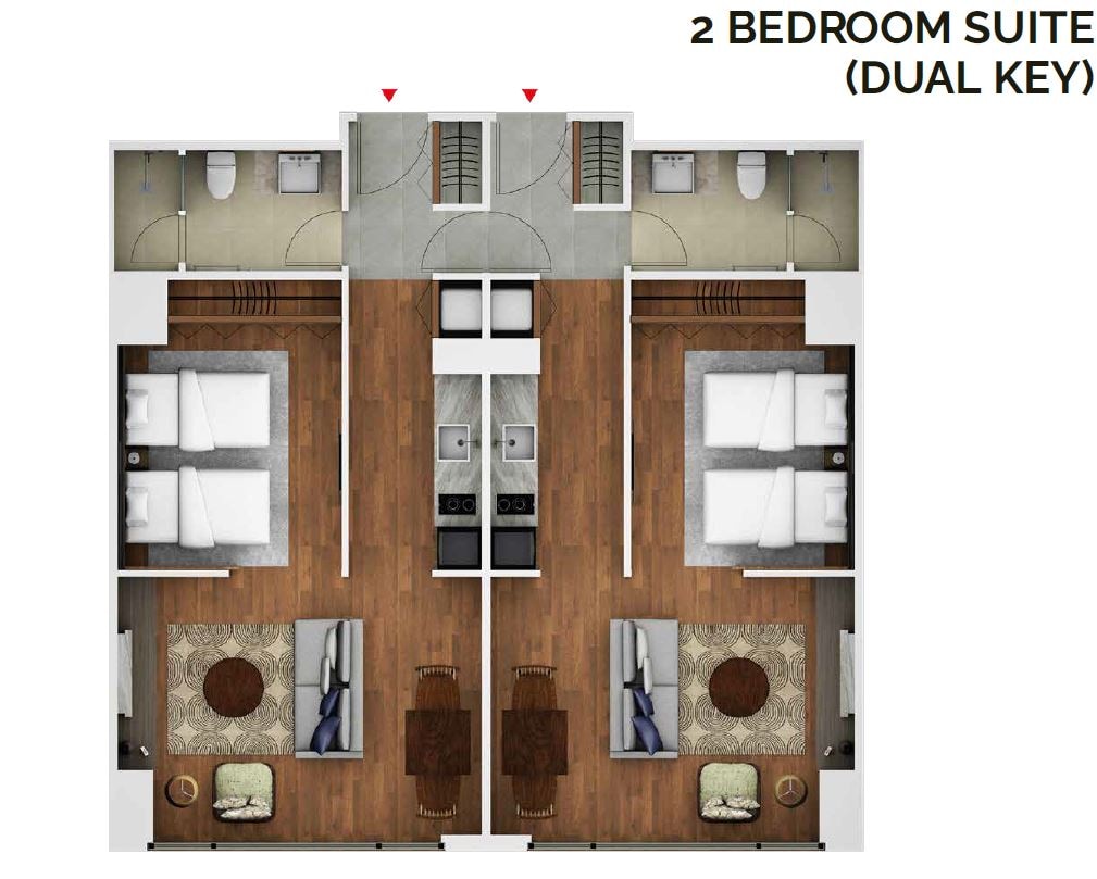 2BR Suite (Dual Key)