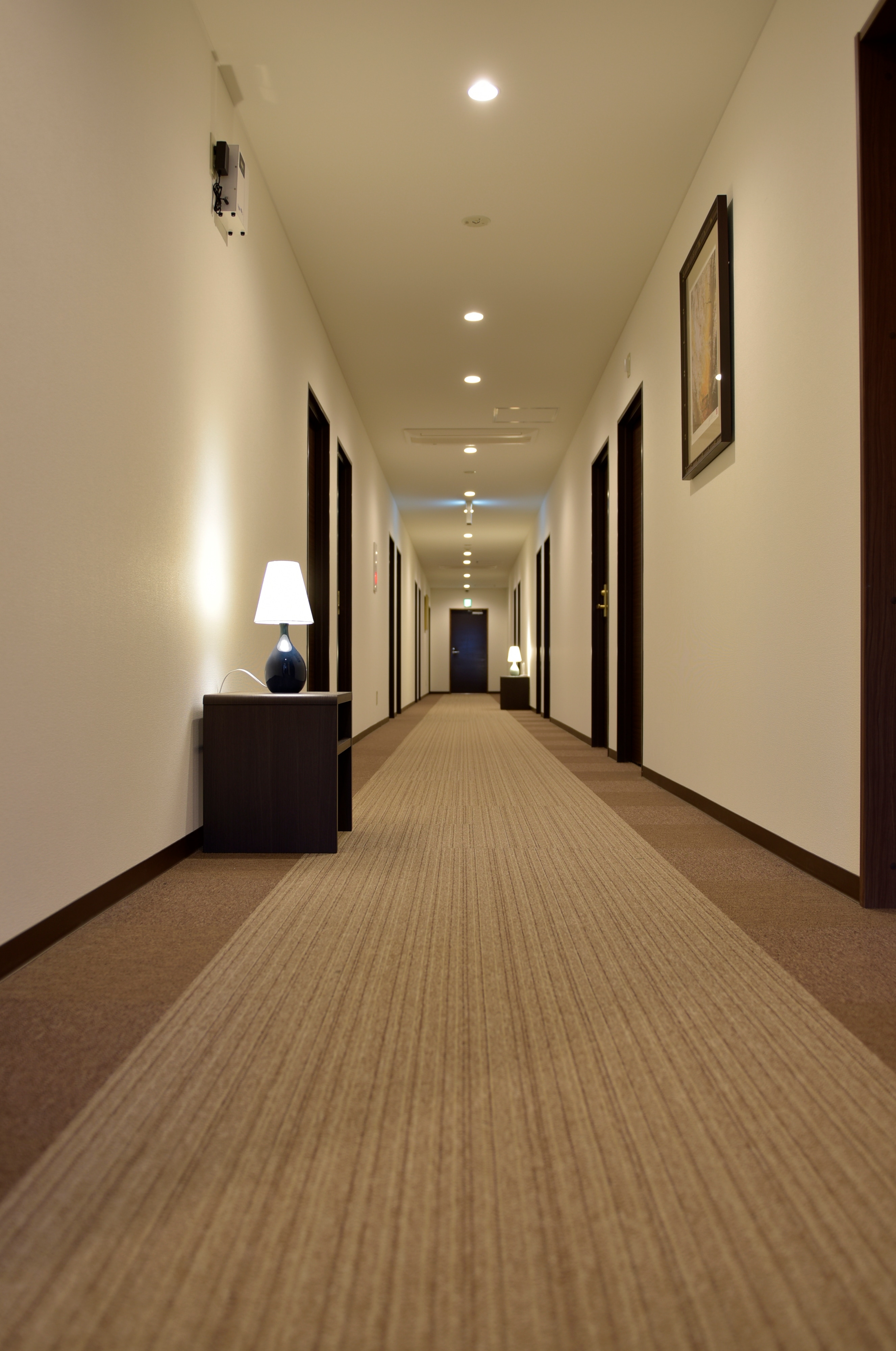 Hotel corridor