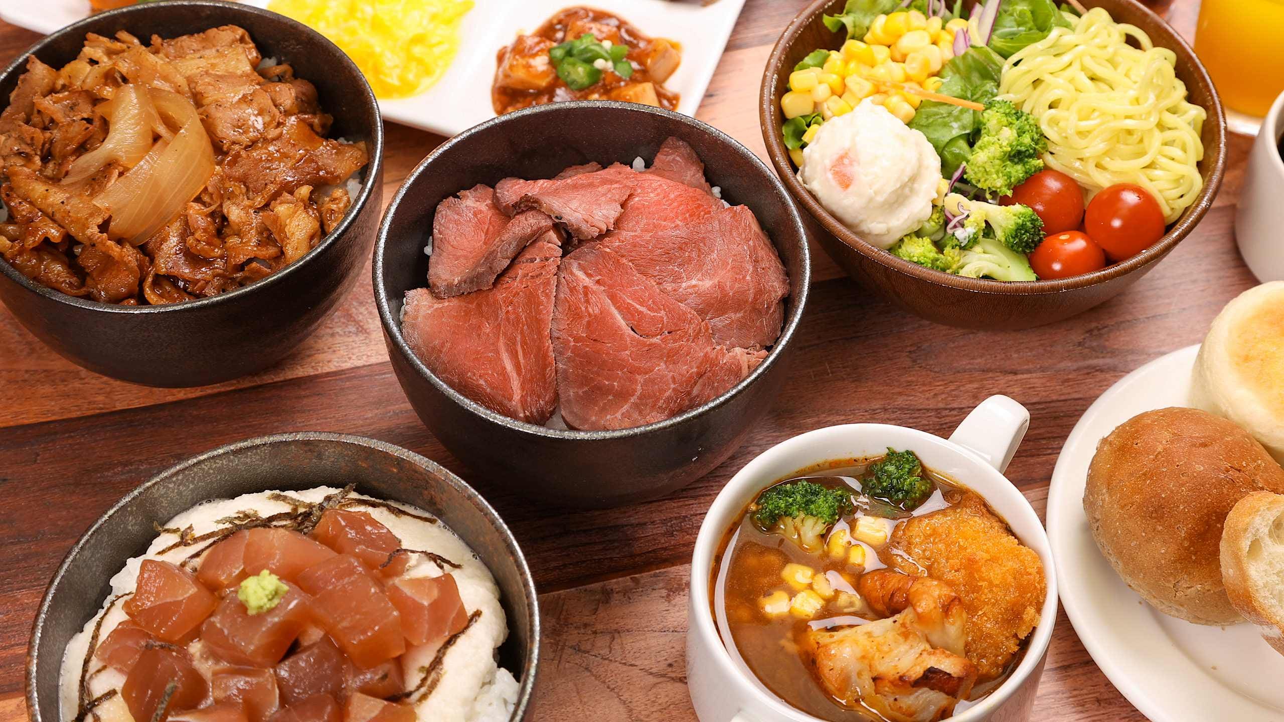 【朝食ビュッフェ】