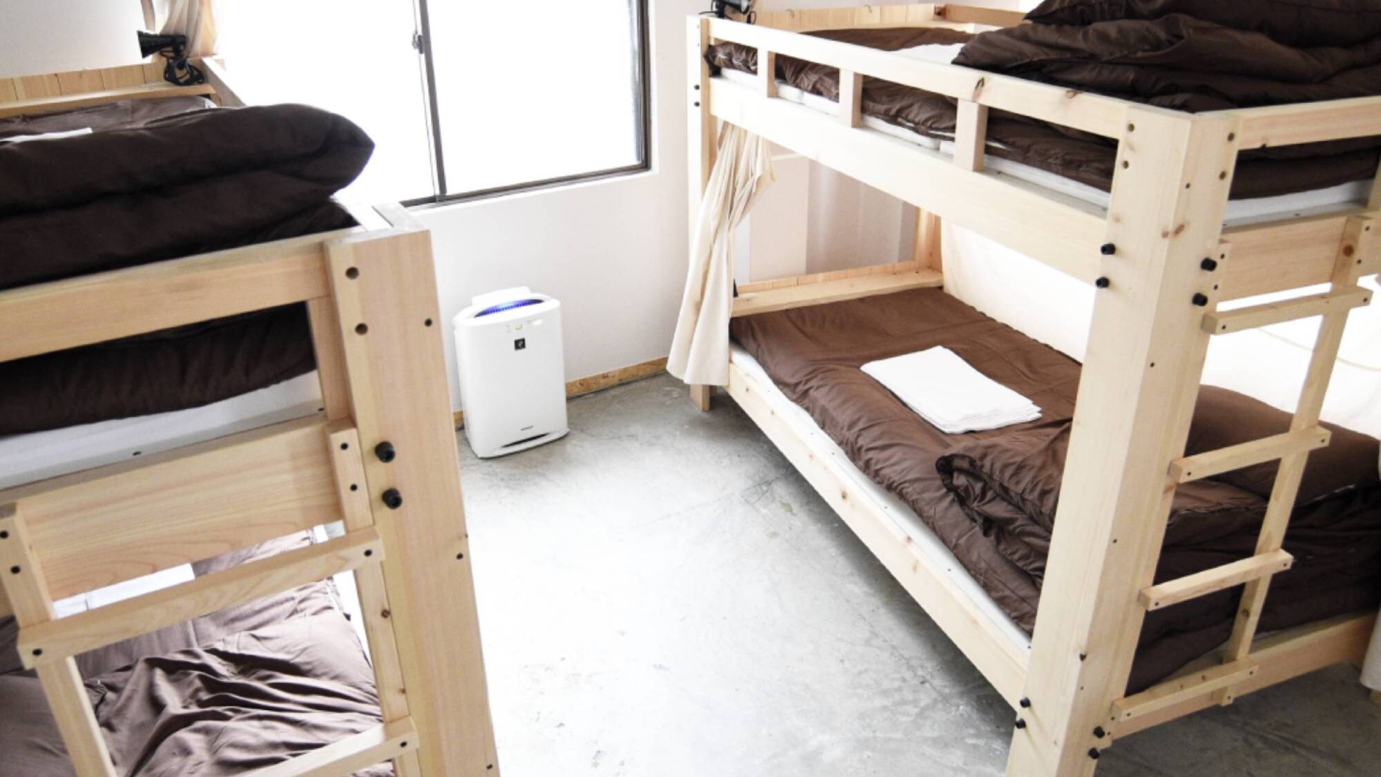 ・ [Example of female-only dormitory] One person can stay