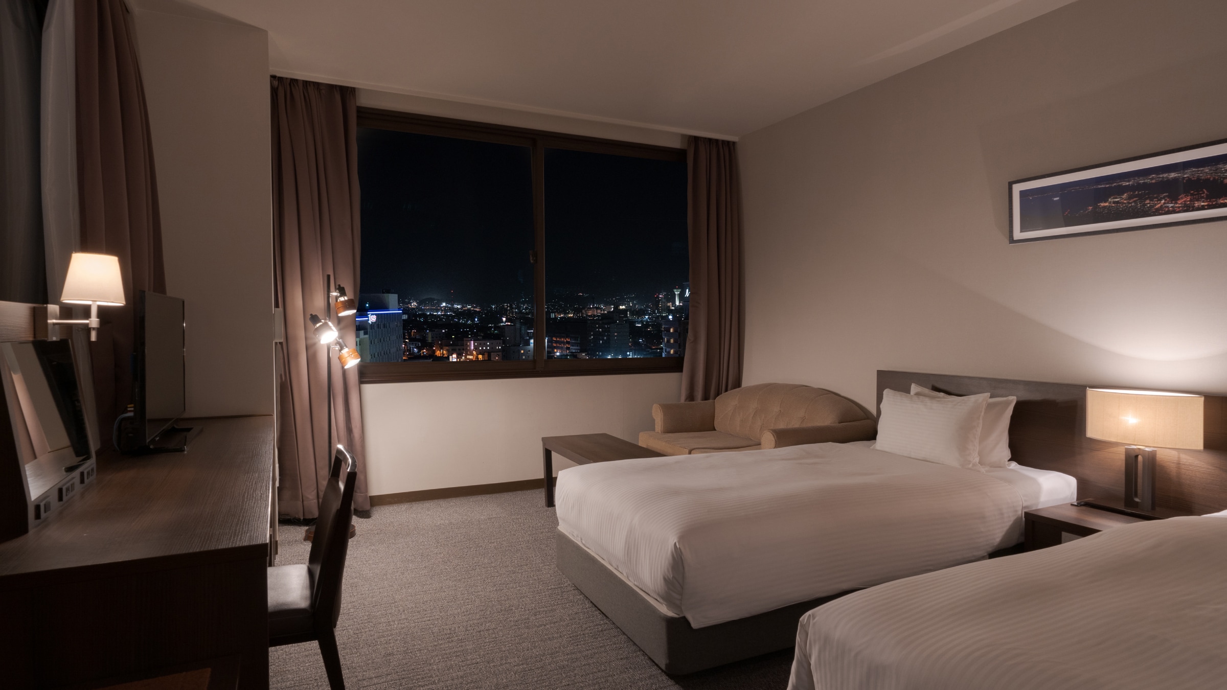 [Premier Room] Night view twin <26 square meters>
