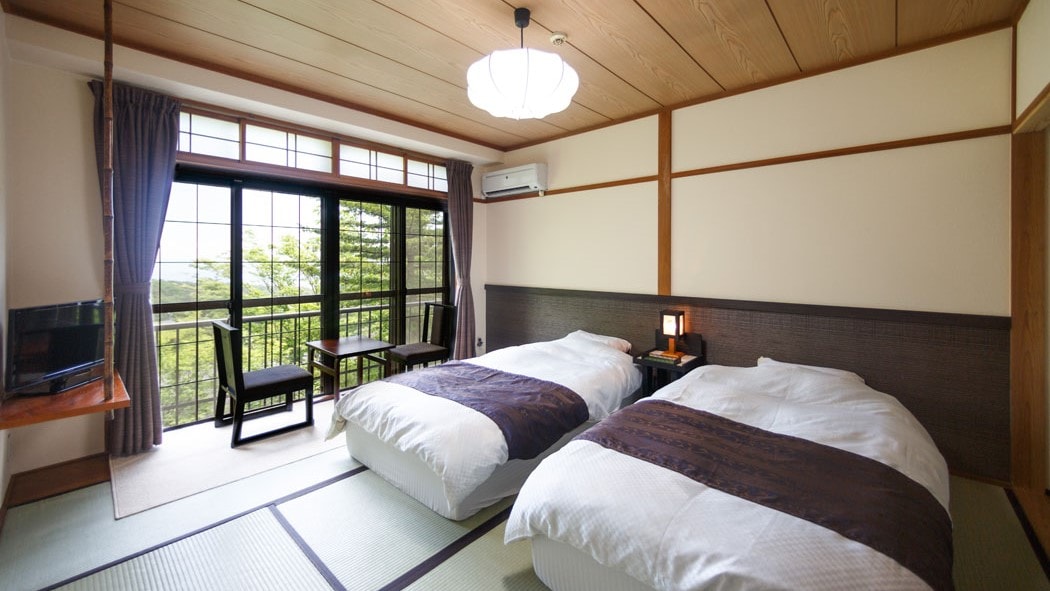8 tatami Japanese-style room twin (capacity 2 people) Azalea -TSUTSUJI-