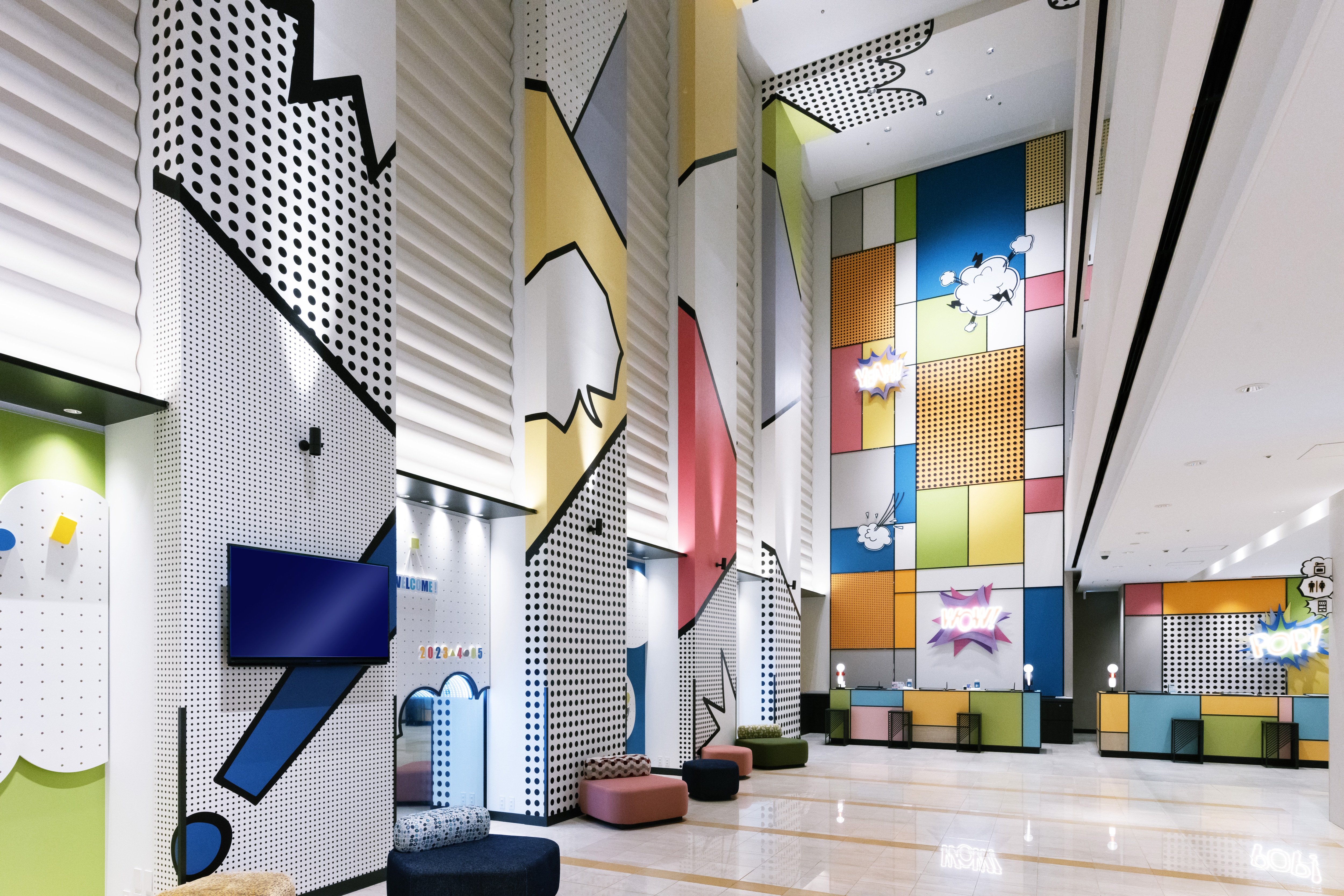 hotel lobby