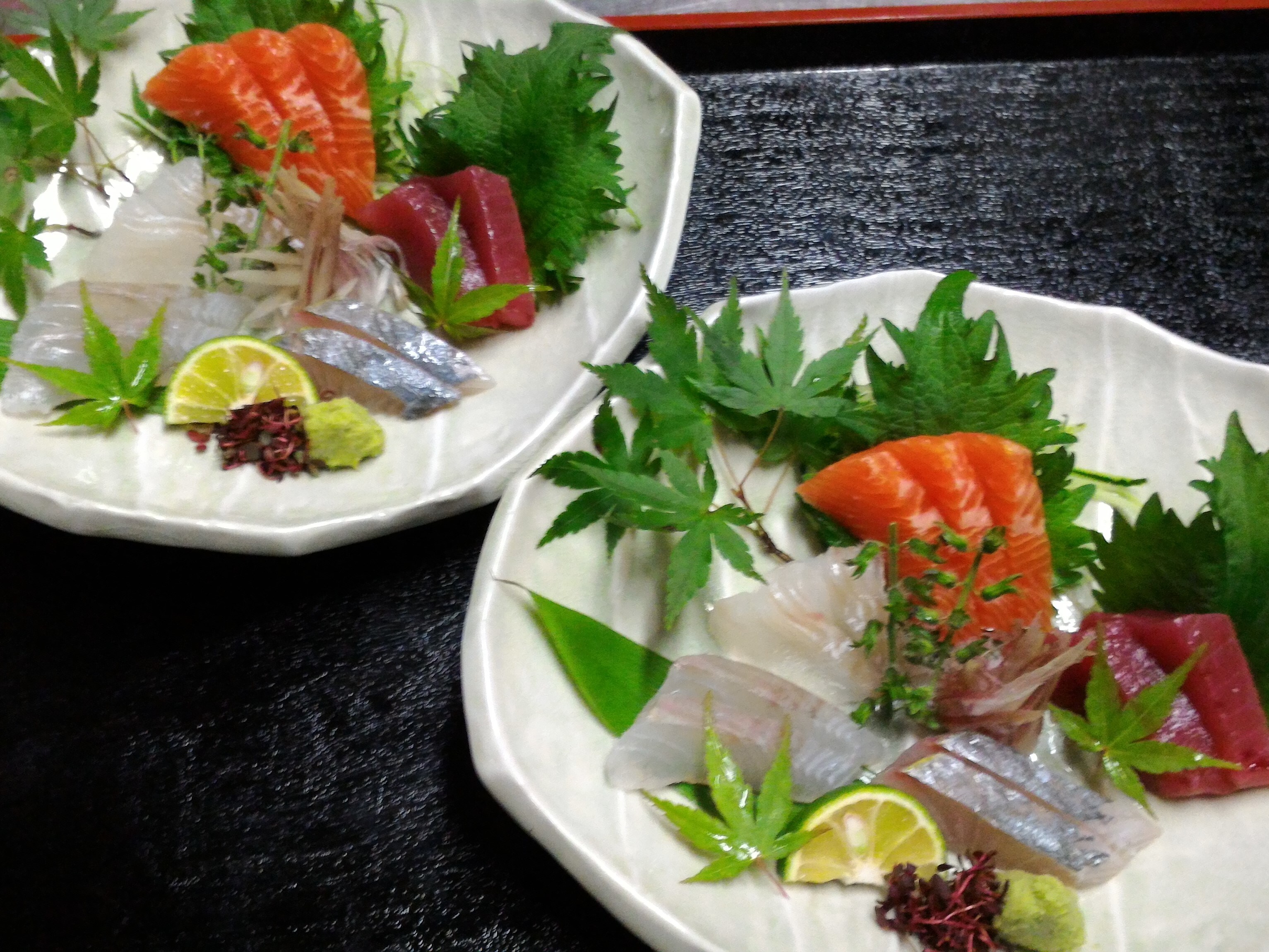 Seasonal sashimi