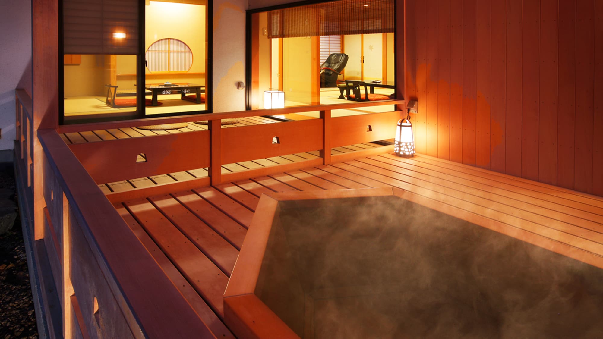 F ■ Omomoan ■《Limited number of rooms》Guest rooms with open-air baths (example)