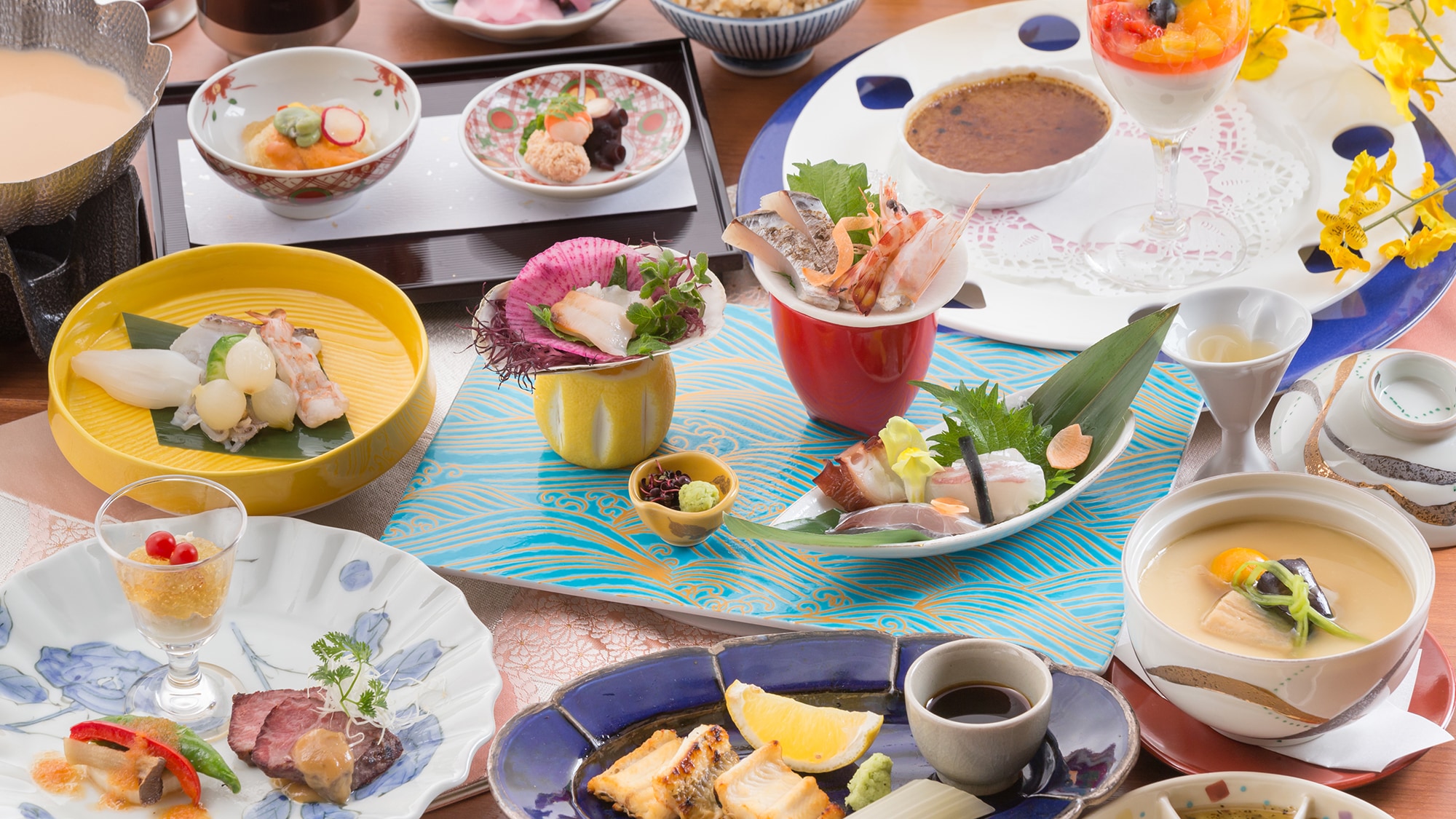 [Sejumlah kecil kaiseki gastronomi]
