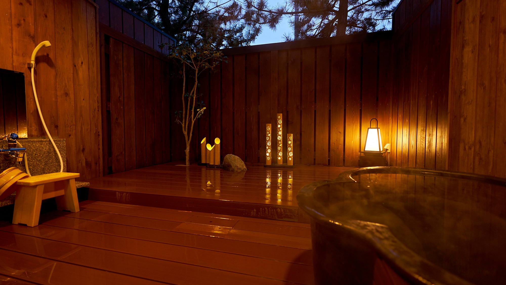 ■ Japanese-style room with open-air bath (smoking / no toilet washbasin)