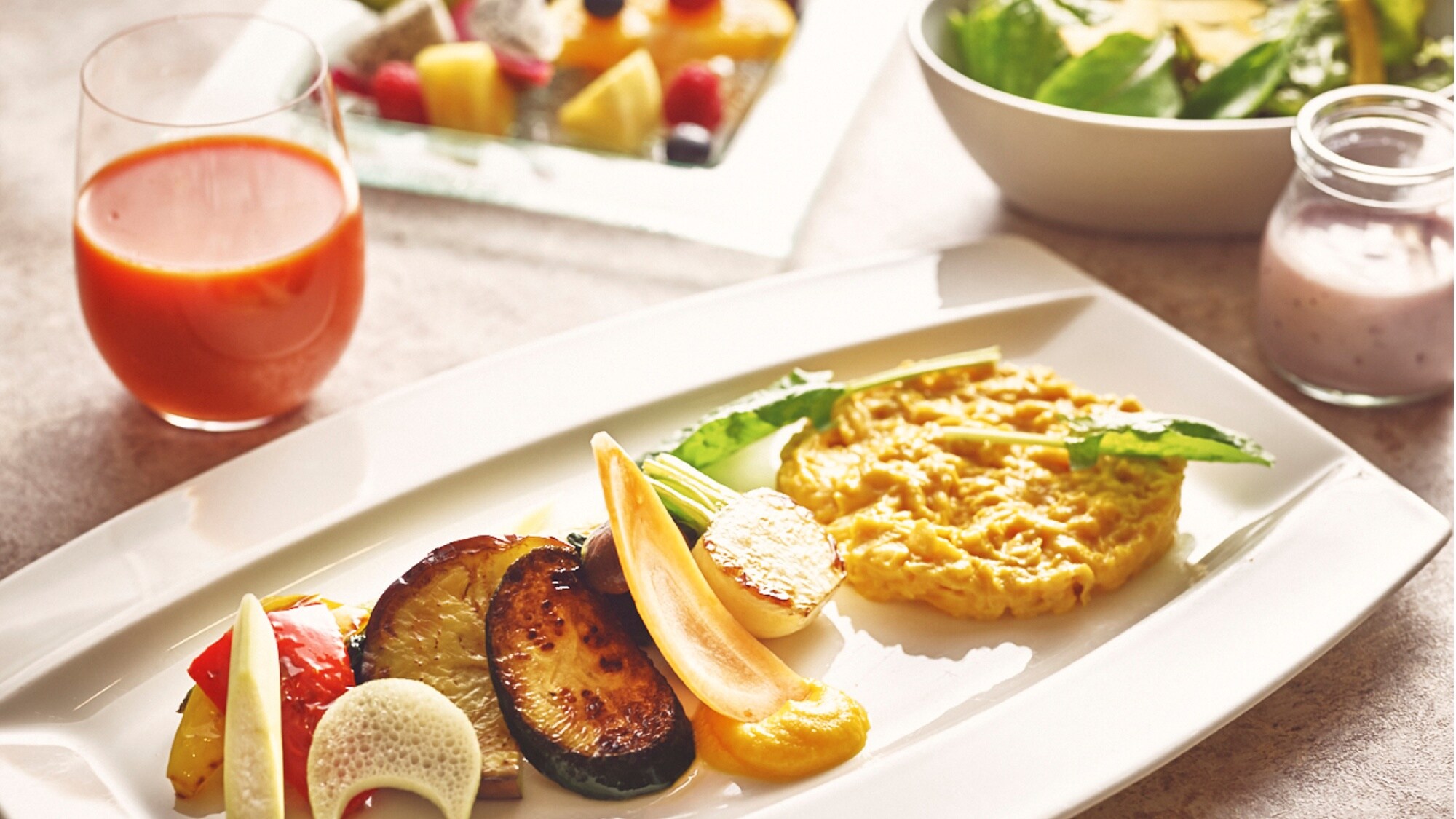 Breakfast menu example