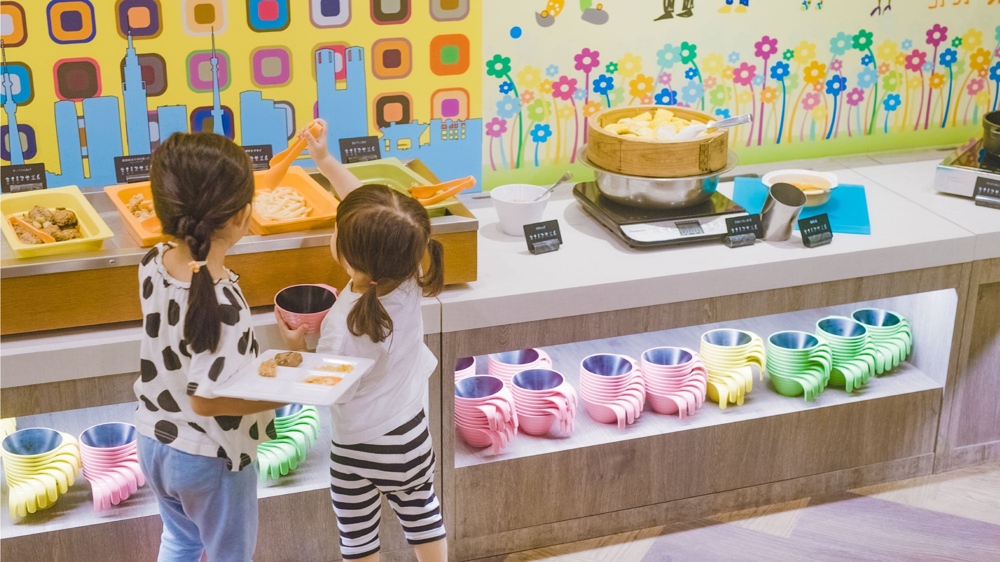[Góc Buffet Trẻ Em] Góc Buffet Trẻ Em với các món trong thực đơn mà các bé sẽ thích