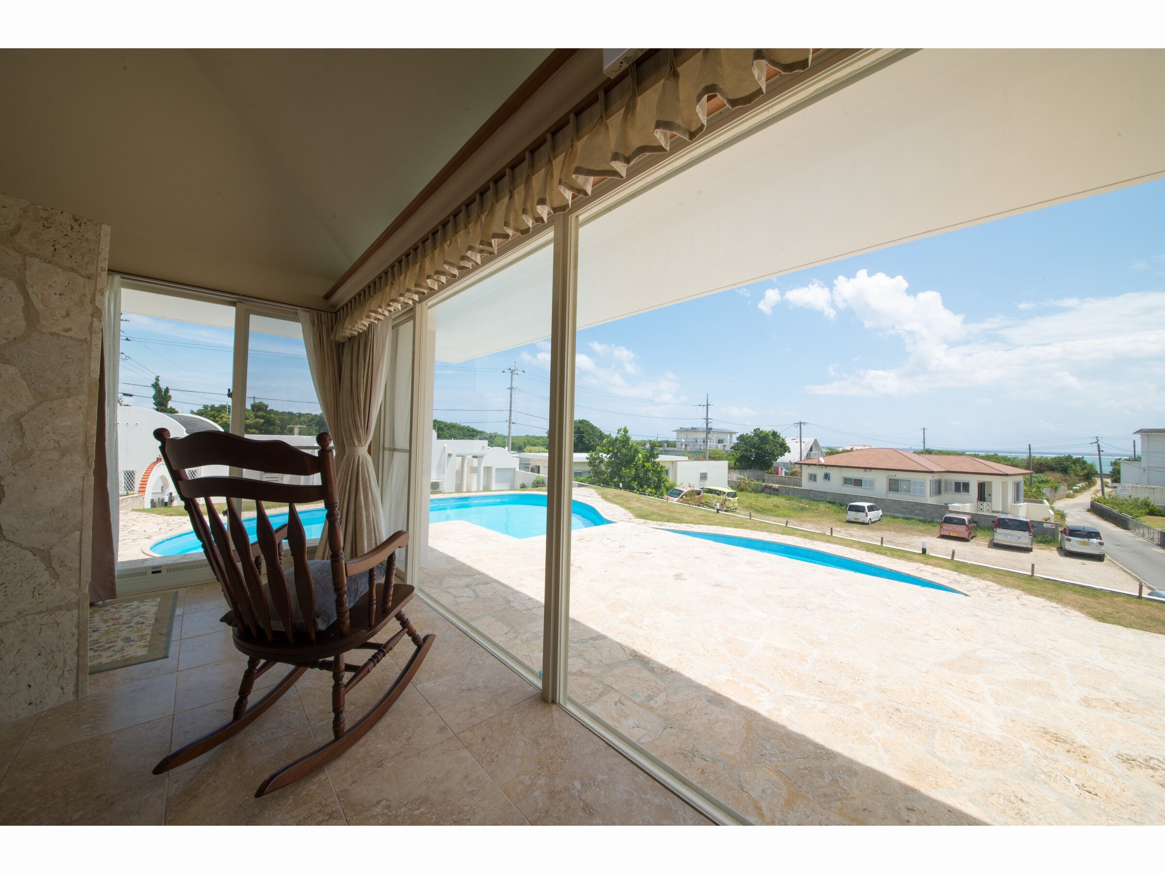 View from the villa window