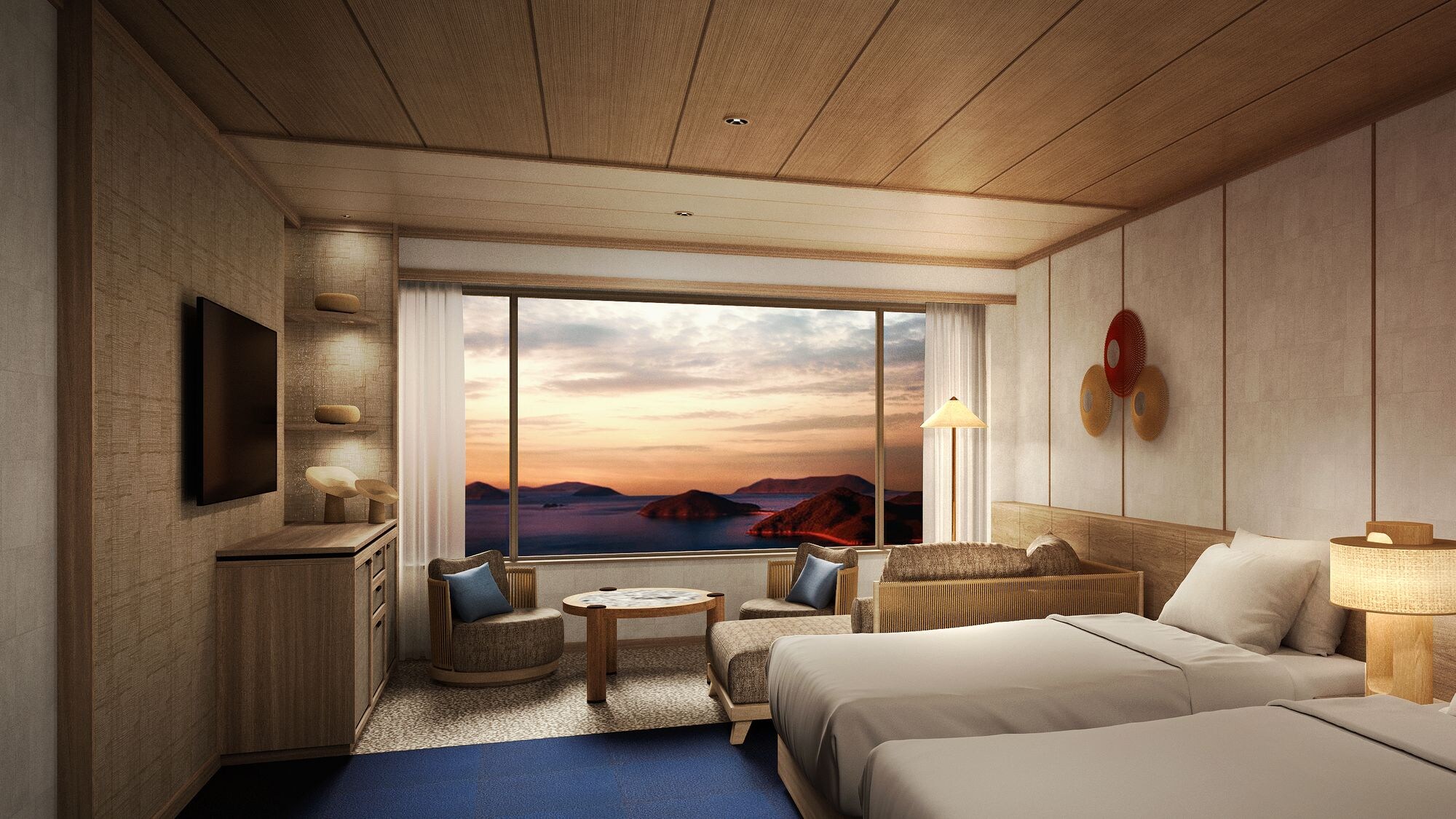 [Ocean View] Phòng Deluxe (có bồn tắm hướng biển) (4 người) / 52 mét vuông