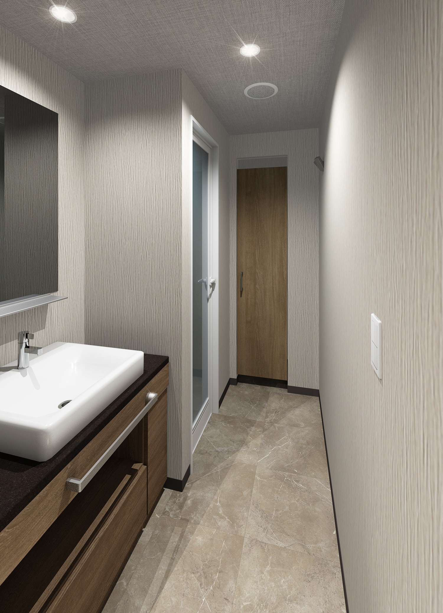 New building twin room image 2