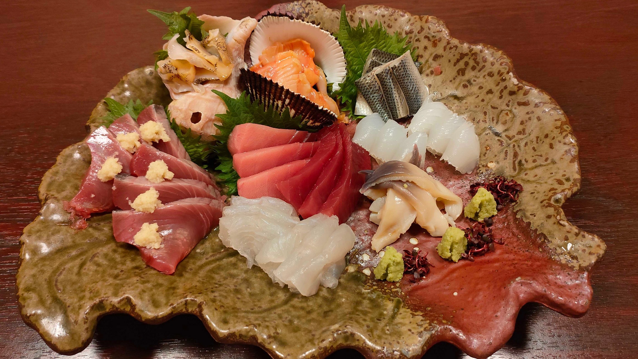 Assorted sashimi (komukai)