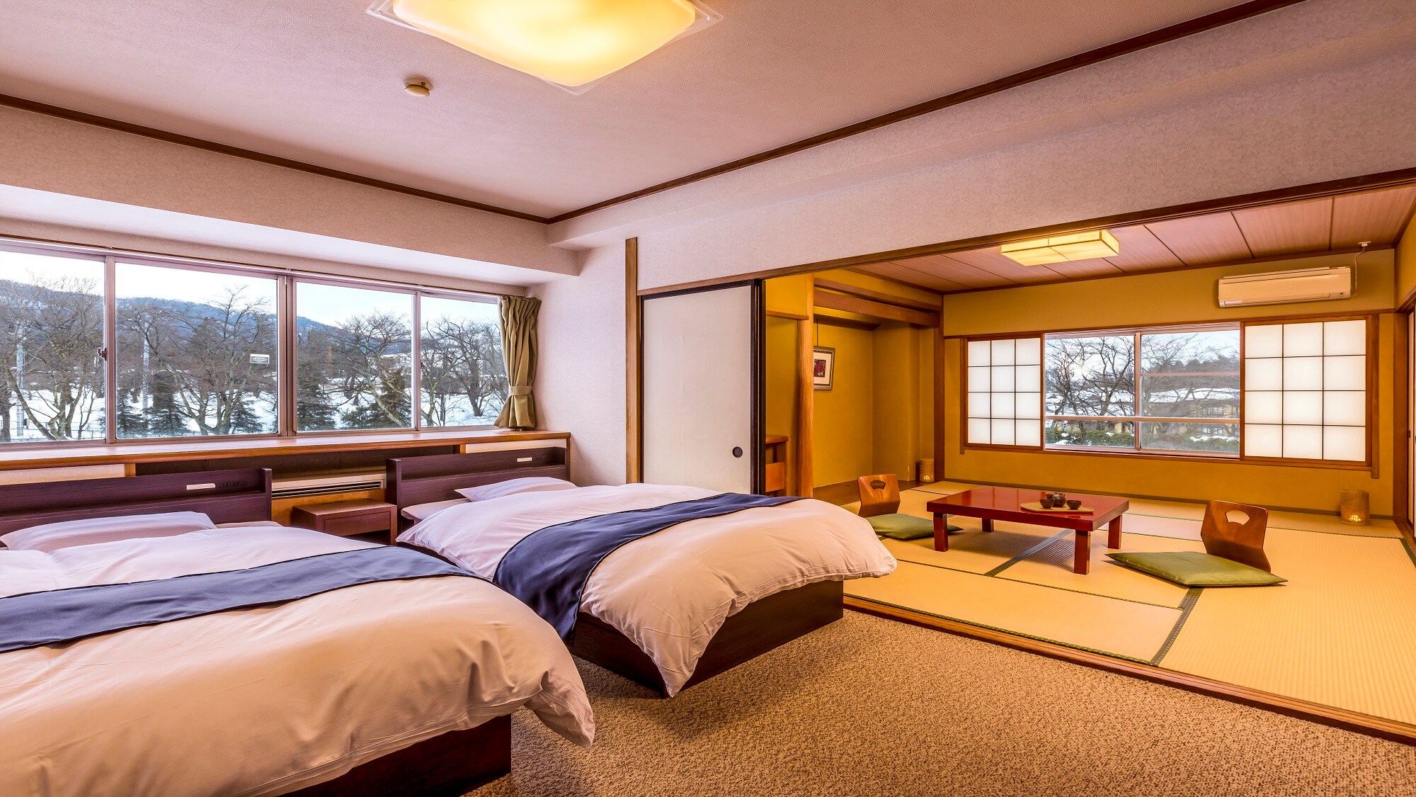 Standard Japanese-Western room *Example of a guest room