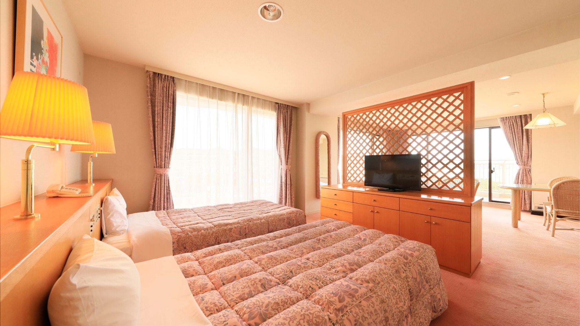 Enjoy a good night's sleep on a fluffy bed