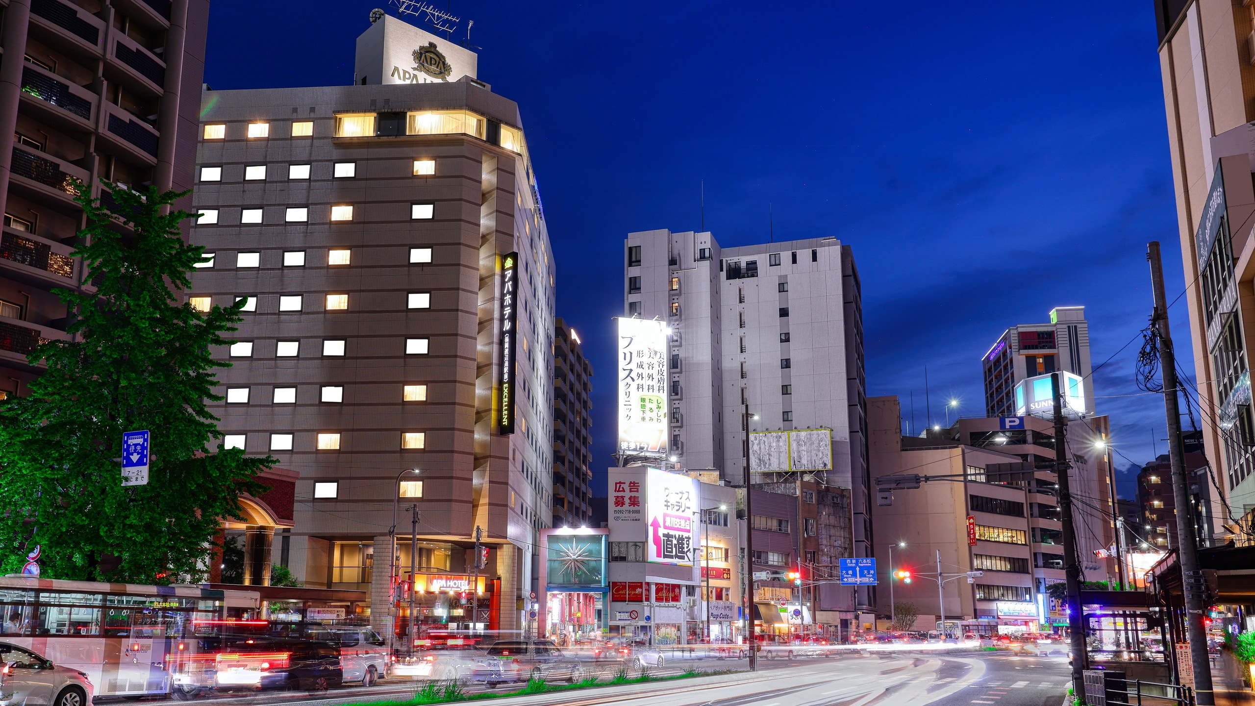 Hotel exterior (from Hakata Station)