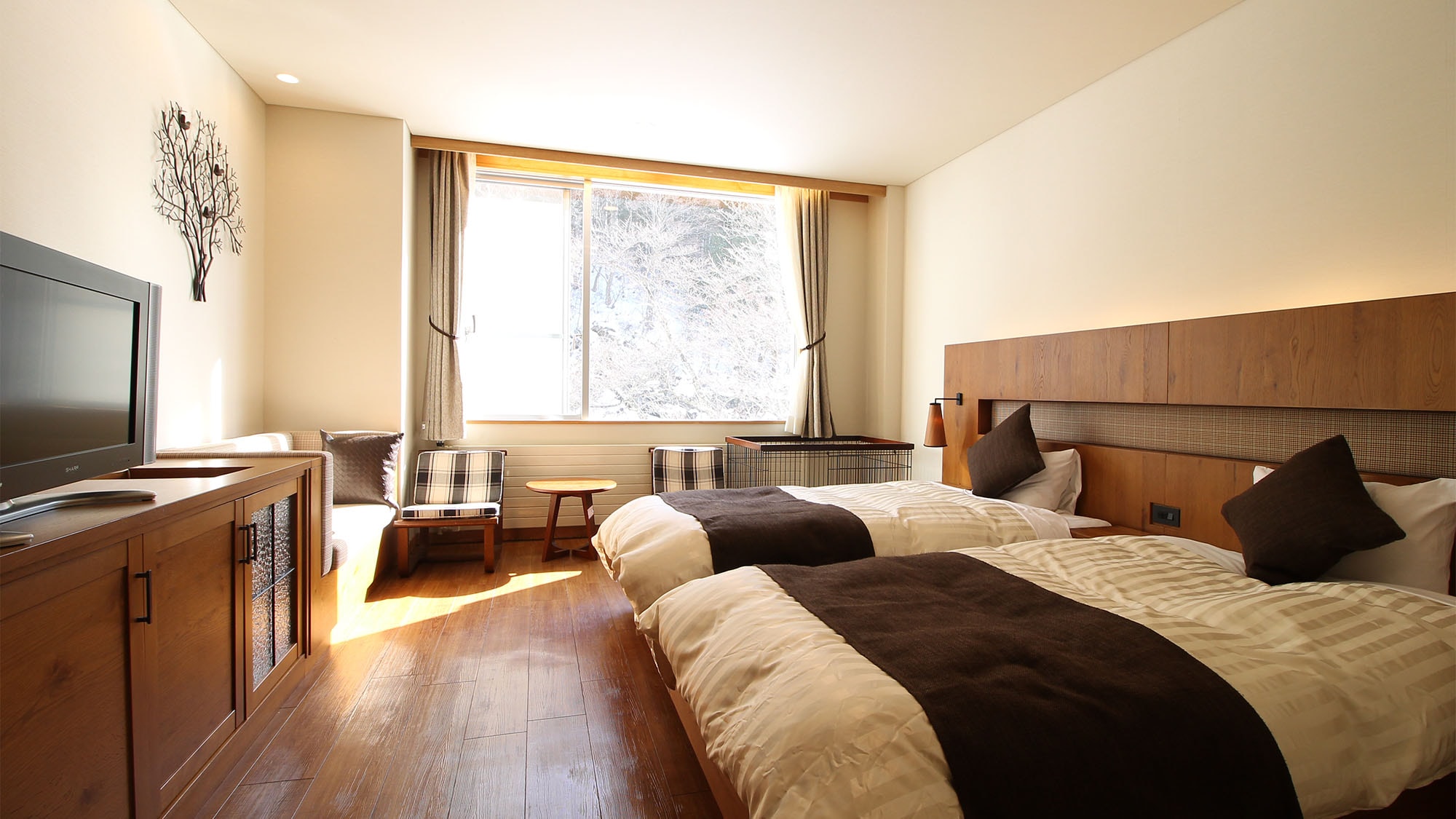[Kazekidachi no Kawabe Shimeikan] ■ Pet-friendly Western-style twin room