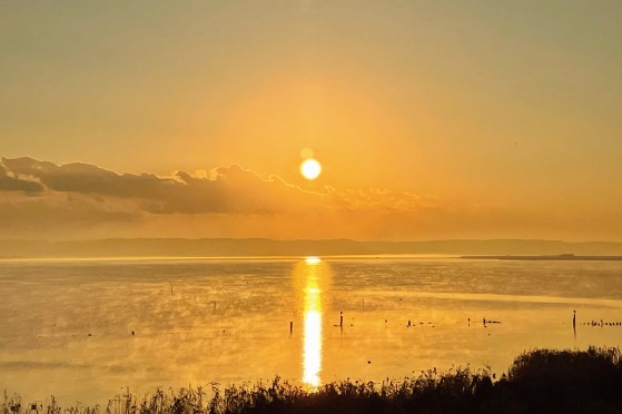 Rooms with sunrise views available